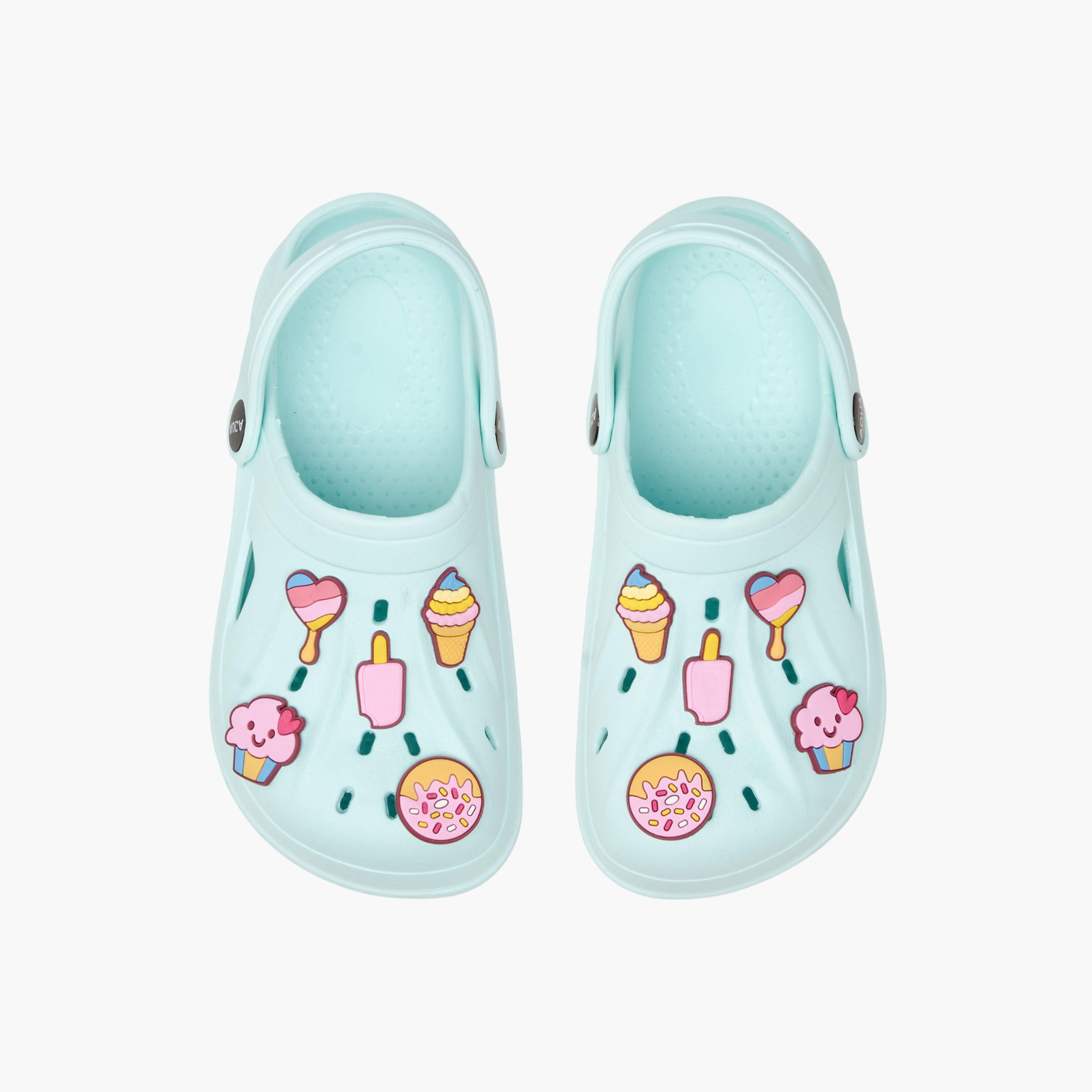Aqua Girls Jibbitz Accent Clogs-girls-shoes-sandals-image-1