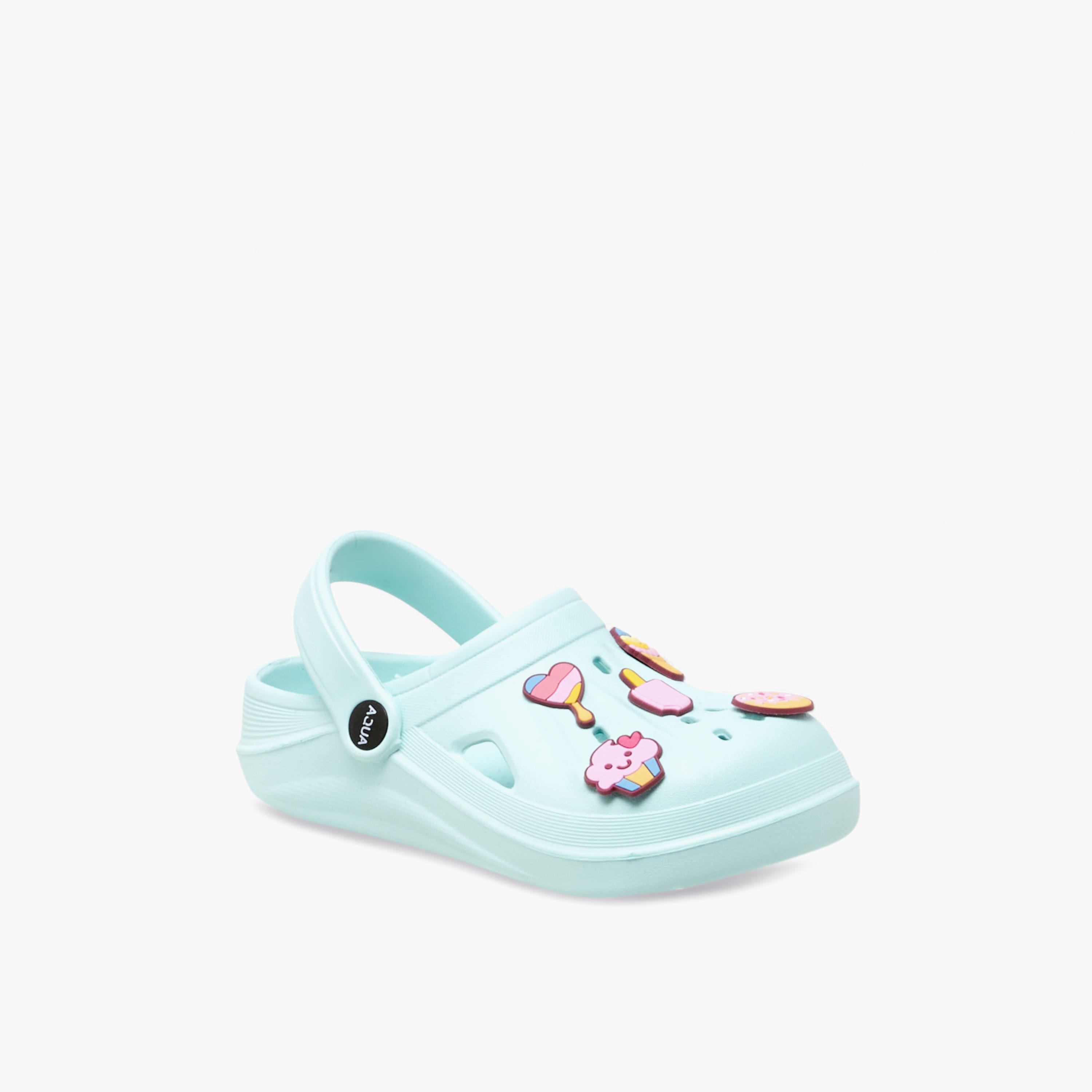 Aqua Girls Jibbitz Accent Clogs-girls-shoes-sandals-image-2