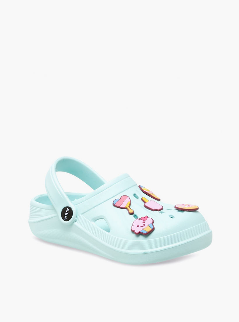 Aqua Girls Jibbitz Accent Clogs-girls-shoes-sandals-image-2