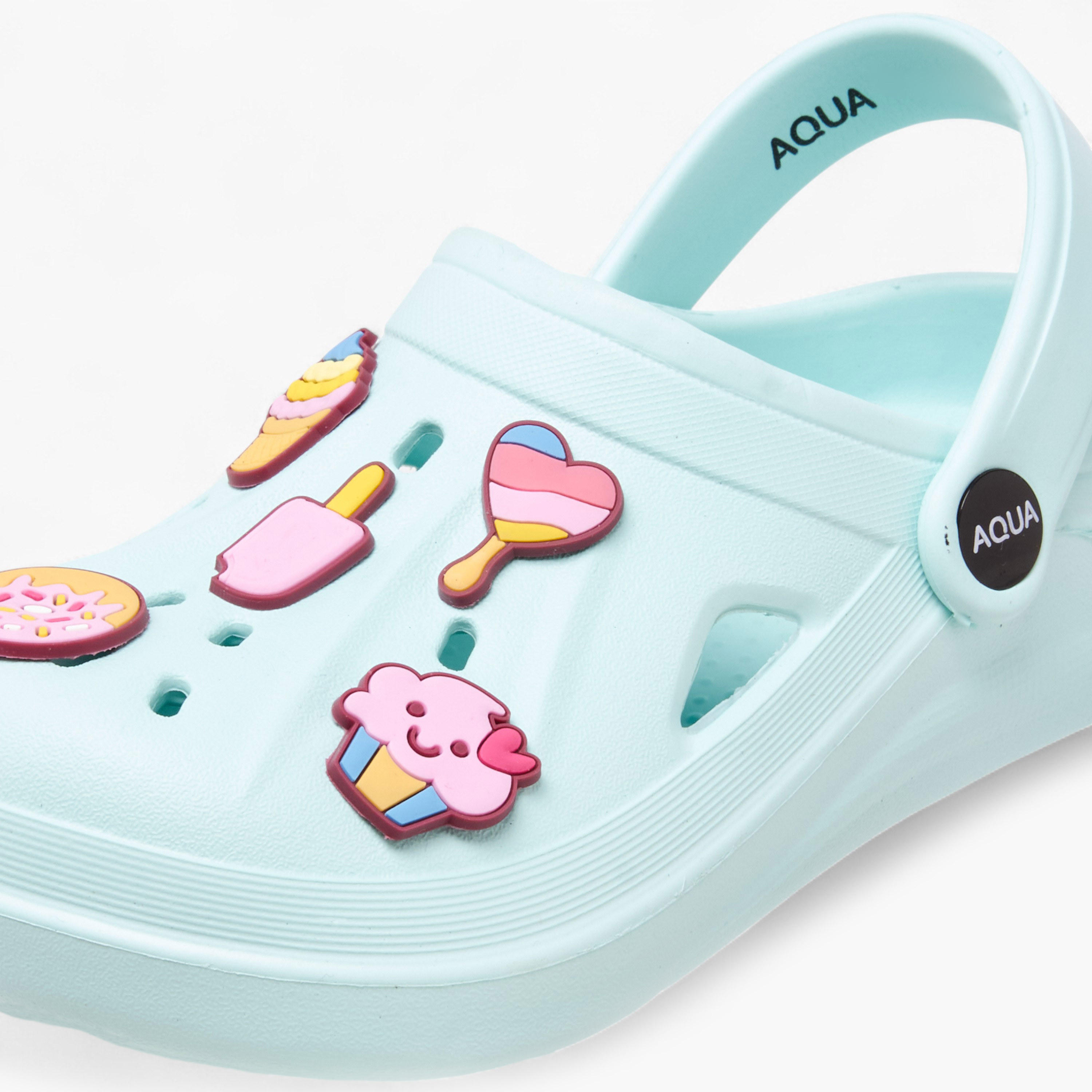 Aqua Girls Jibbitz Accent Clogs-girls-shoes-sandals-image-4