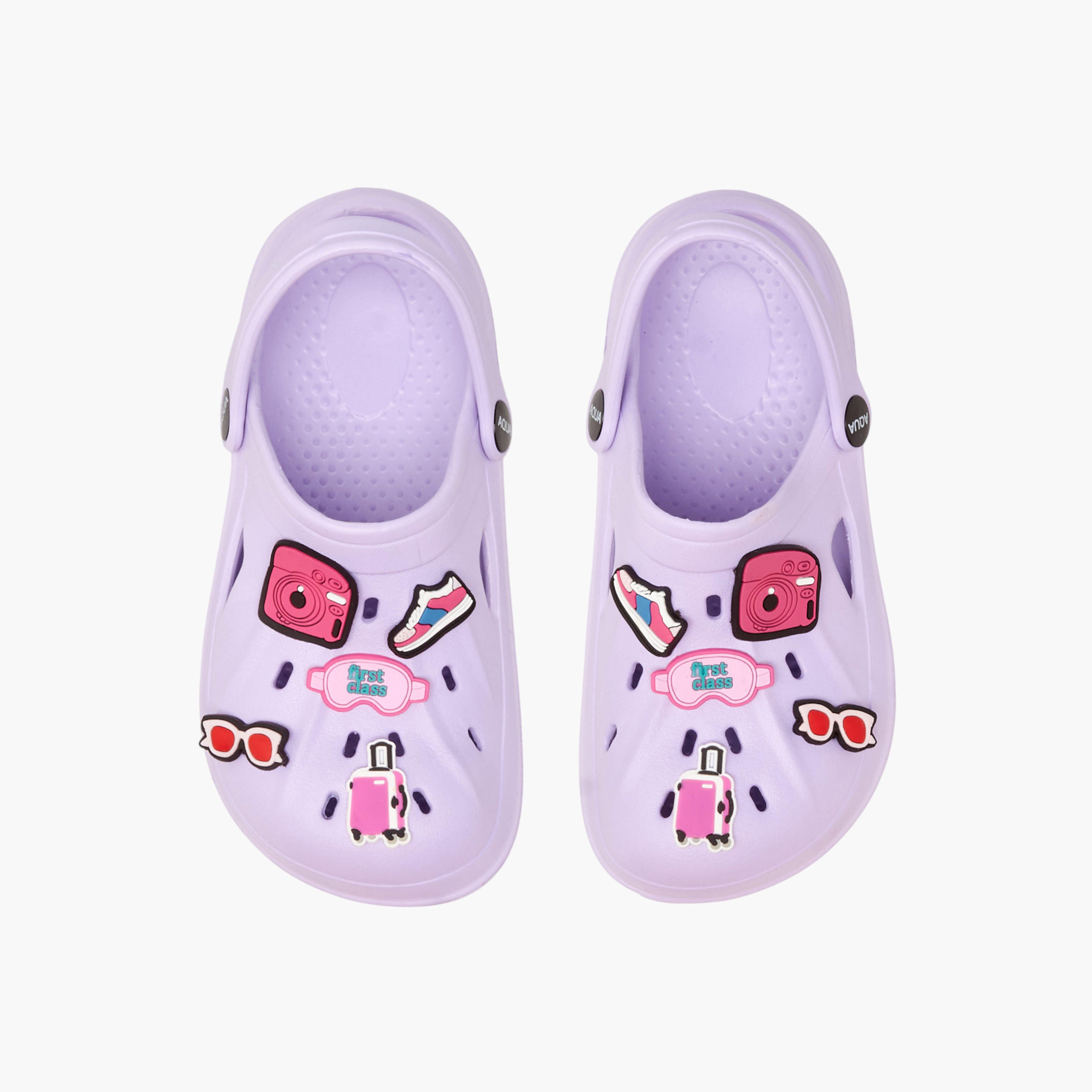 Aqua Girls Jibbitz Accent Clogs-girls-shoes-sandals-image-1