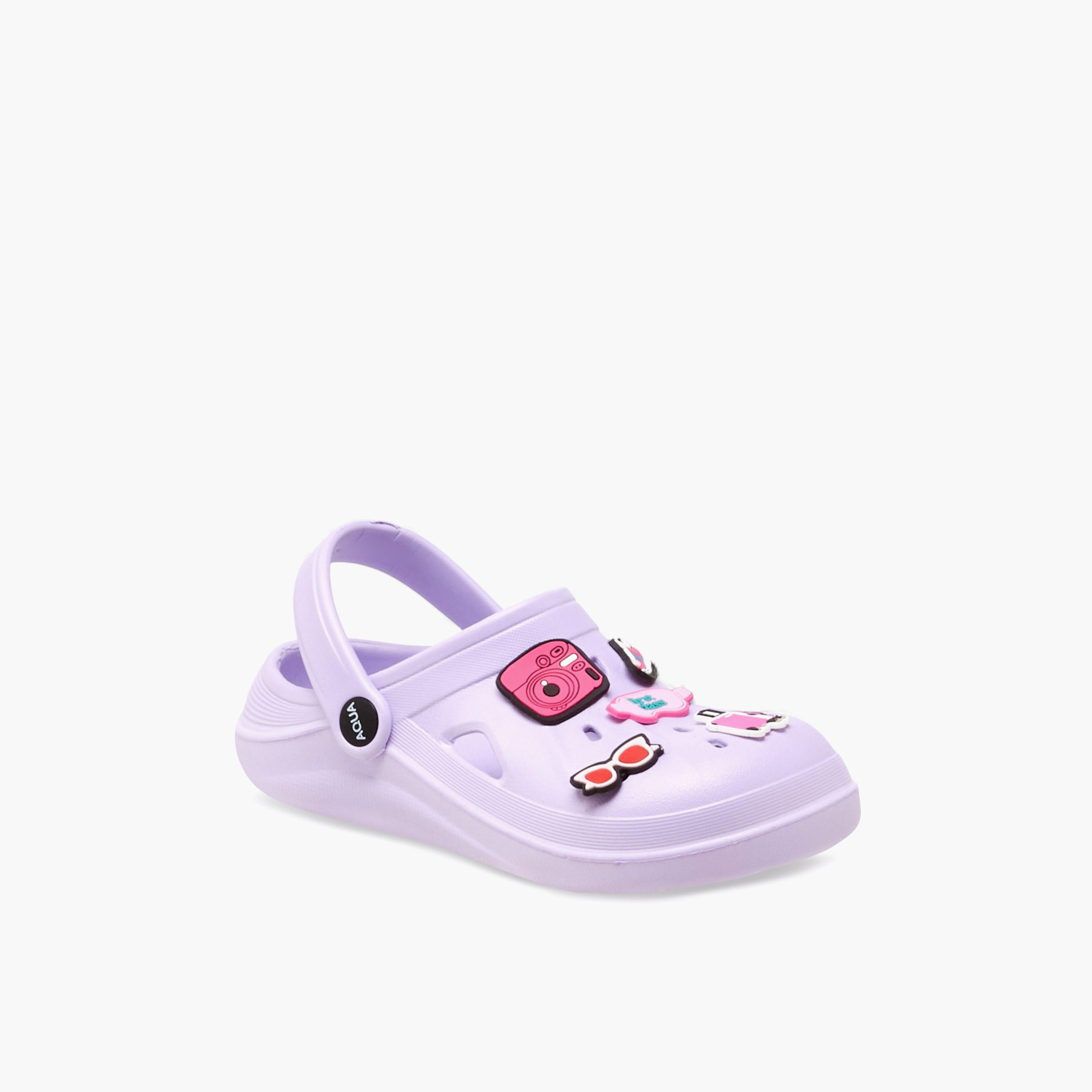 Aqua Girls Jibbitz Accent Clogs-girls-shoes-sandals-image-2