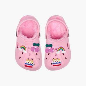 Aqua Jibbitz Accent Clogs with Backstrap-girls-shoes-image-1