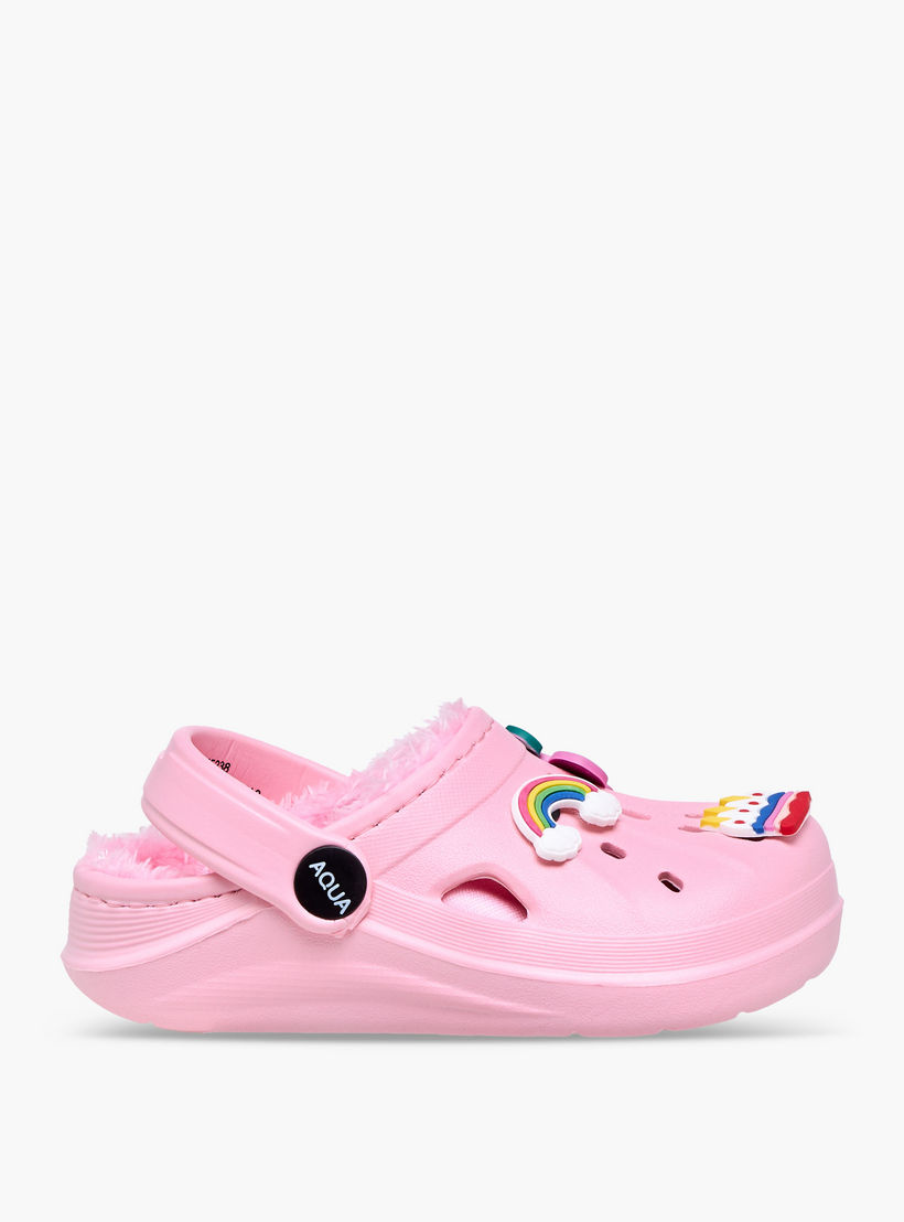 Aqua Jibbitz Accent Clogs with Backstrap-girls-shoes-sandals-image-3