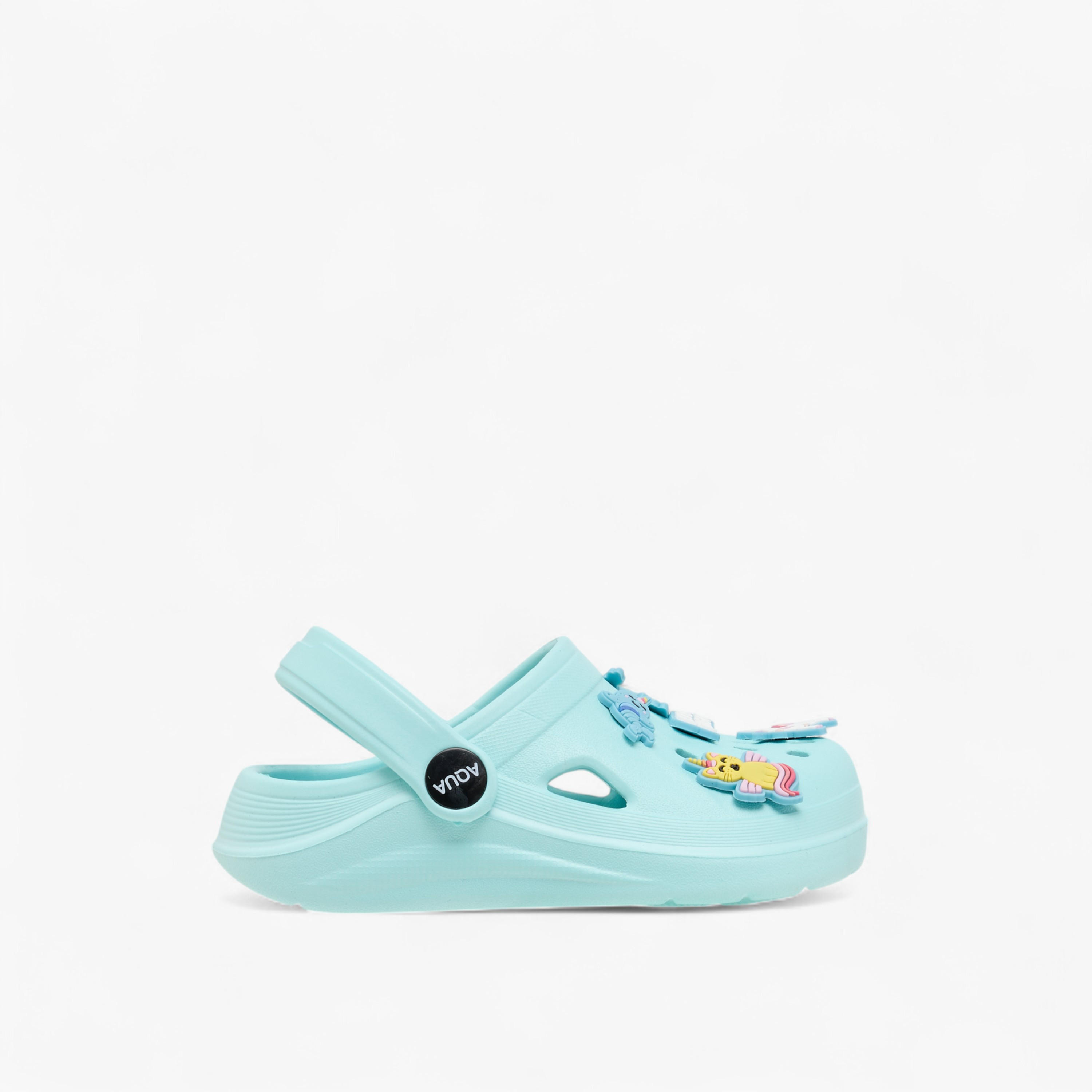 صندل كلوج بتزيينات جيبيتز وحزام خلفي من أكوا-girls-shoes-sandals-image-3
