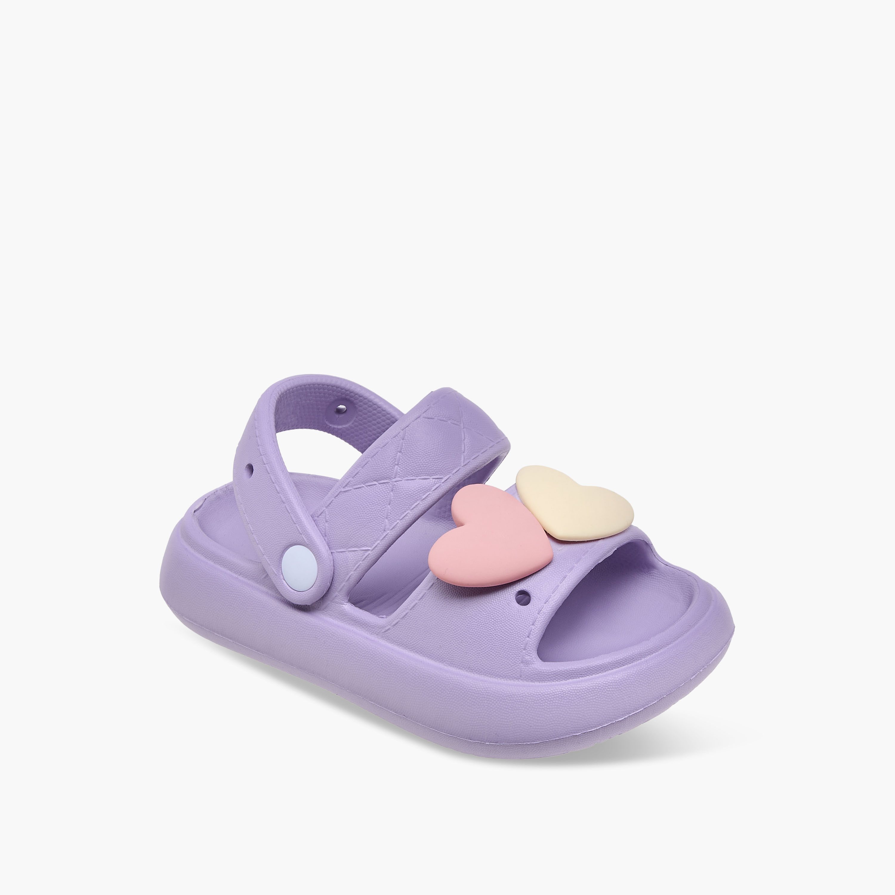 شبشب قلب بزينة جيبيتز قلب مع حزام خلفي من أكوا-girls-shoes-sandals-image-2