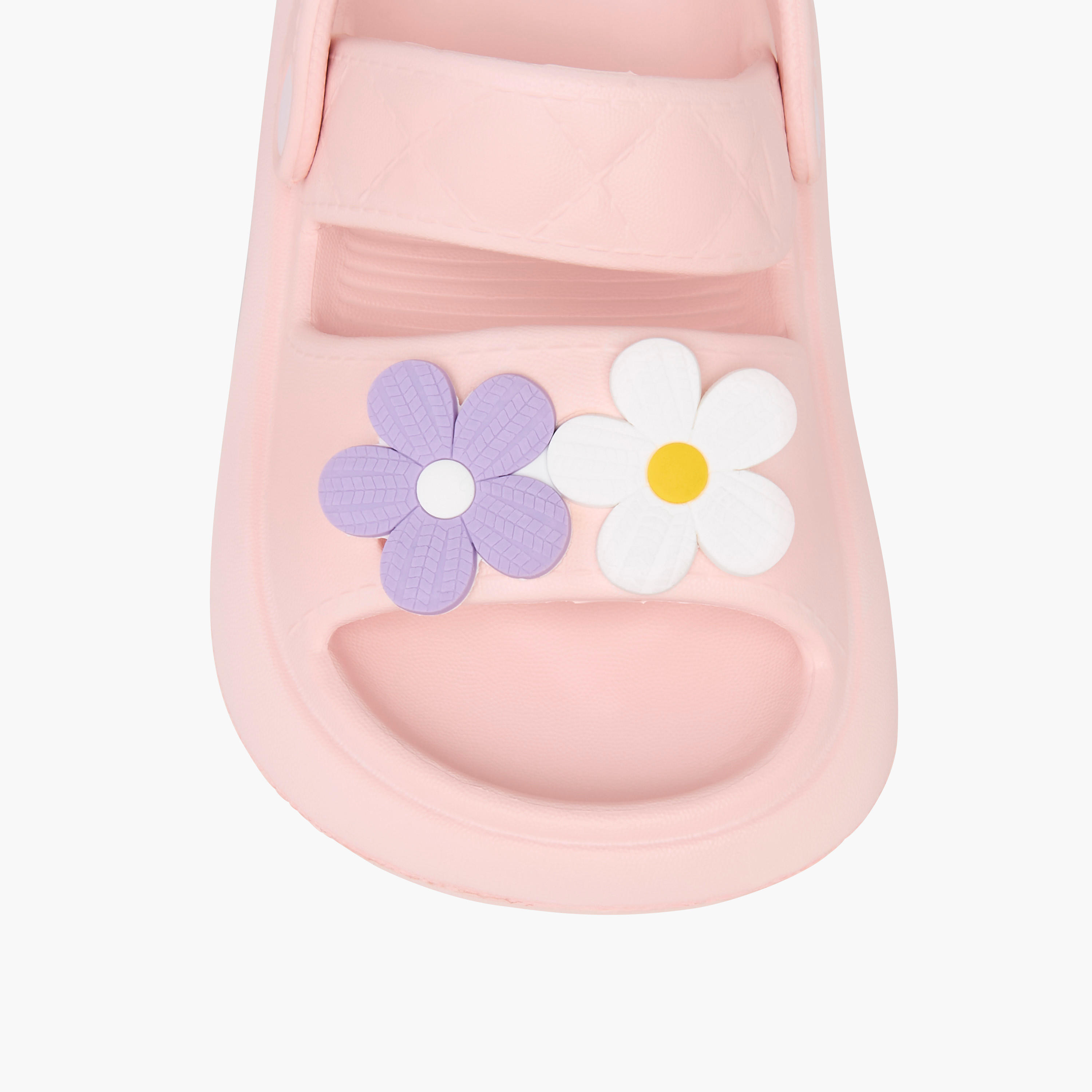 صندل بحزام خلفي وزينة زهور ماء-girls-shoes-sandals-image-4