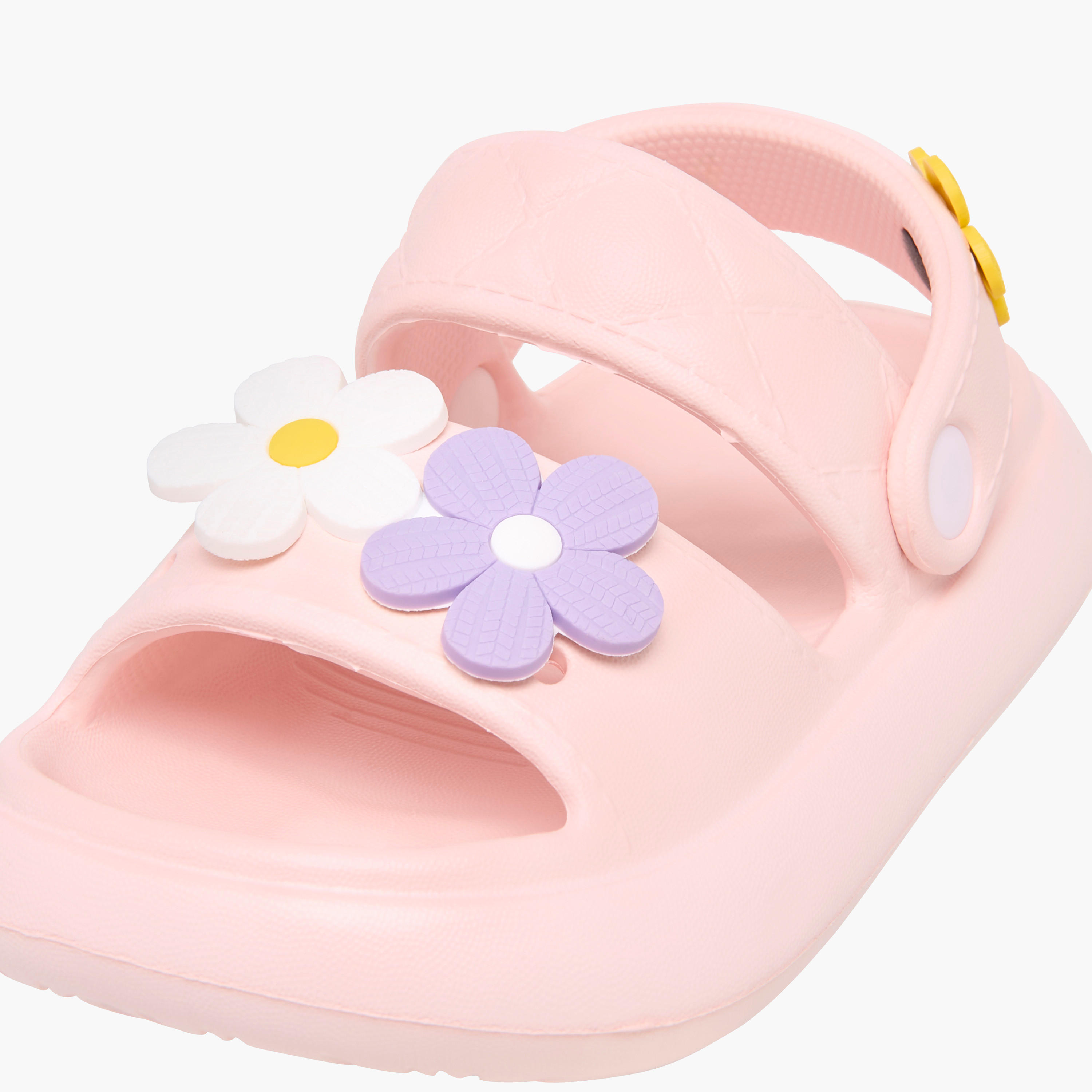 صندل بحزام خلفي وزينة زهور ماء-girls-shoes-sandals-image-5