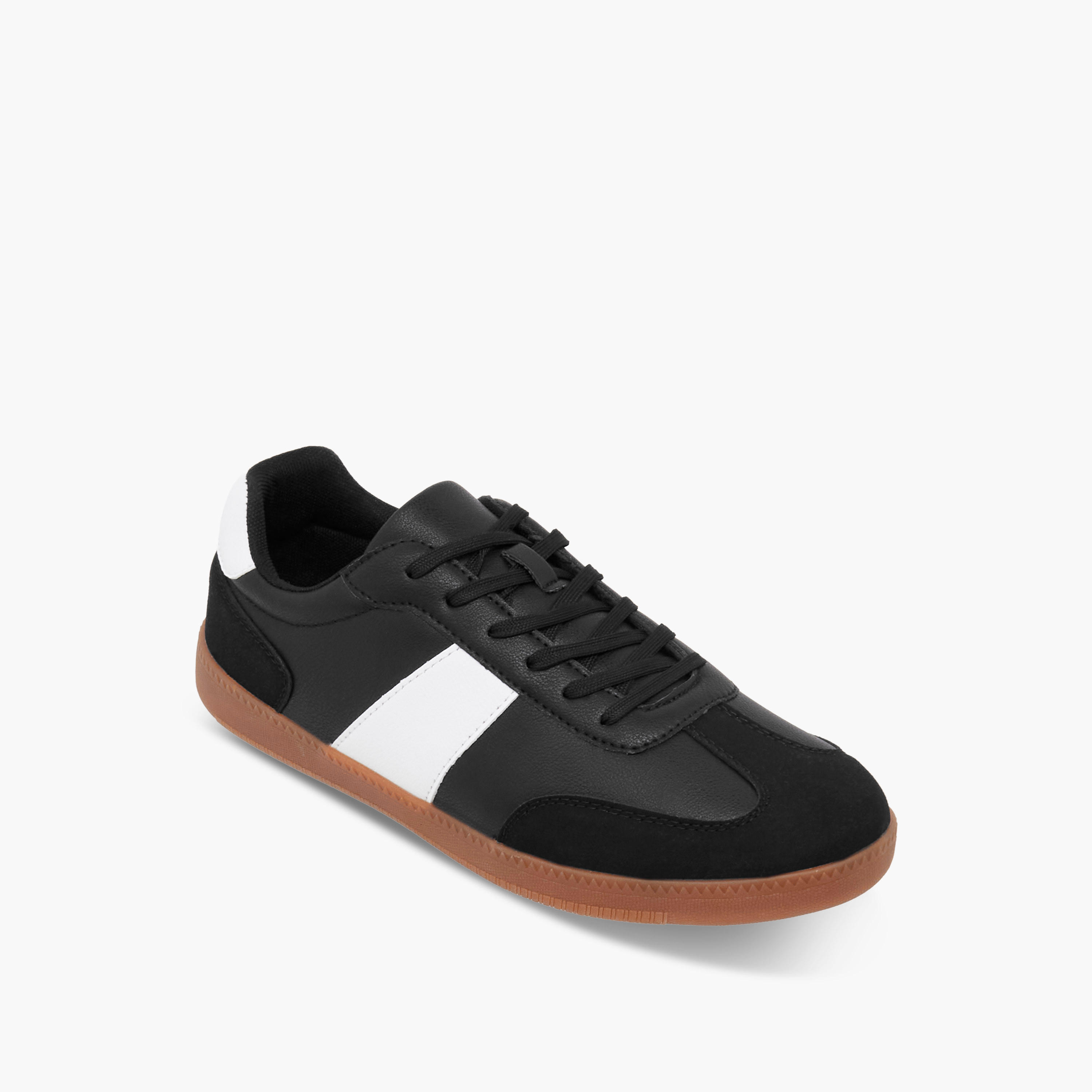 حذاء سنيكرز بطول الكاحل ورباط إغلاق للرجال من إل بي إل من شو إكسبريس-men-shoes-sneakers-image-2