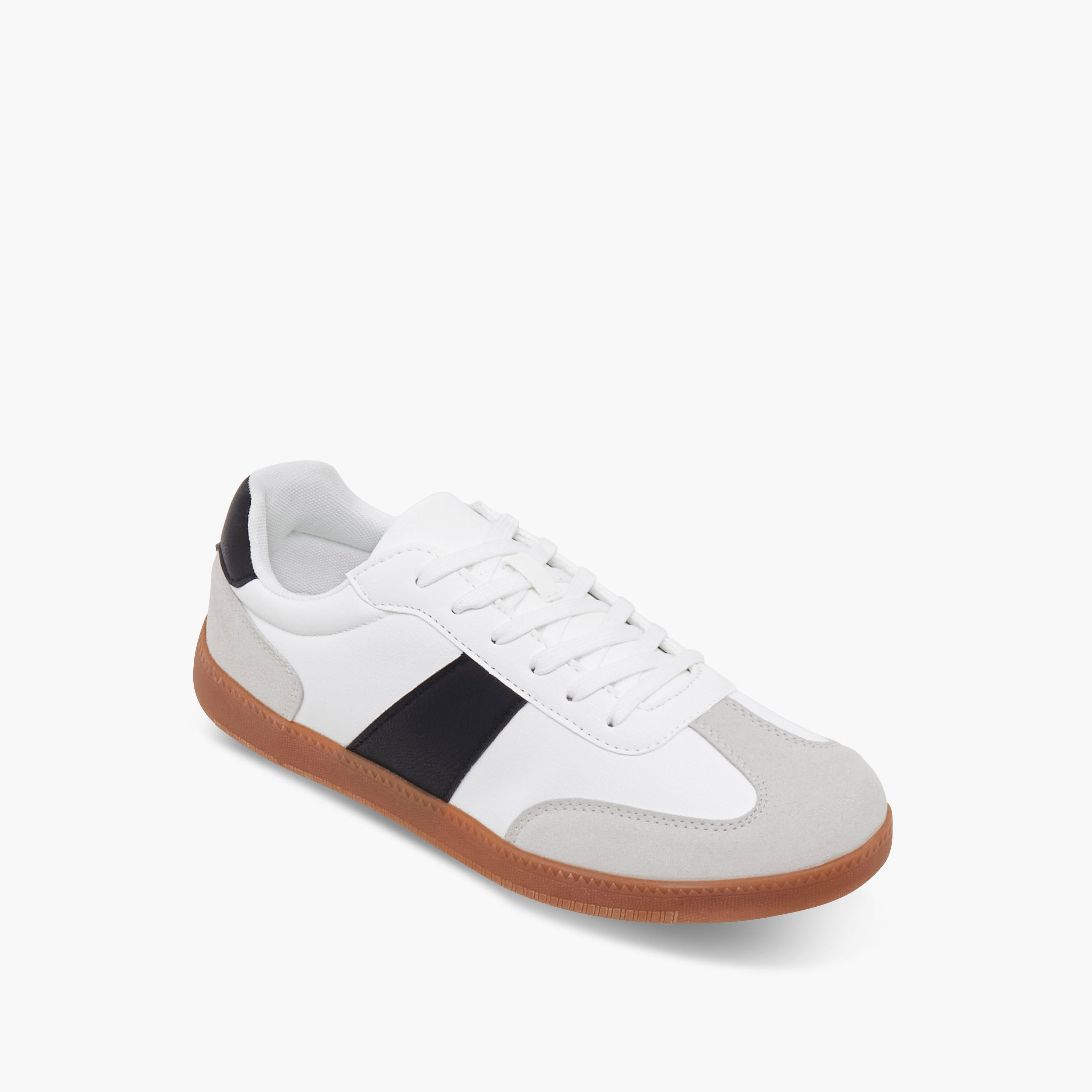 حذاء سنيكرز بطول الكاحل ورباط إغلاق للرجال من إل بي إل من شو إكسبريس-men-shoes-sneakers-image-2