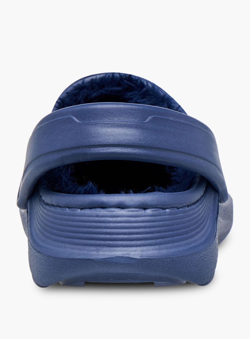 Aqua Jibbitz Faux Fur Clogs with Backstrap-boys-shoes-sandals-image-5