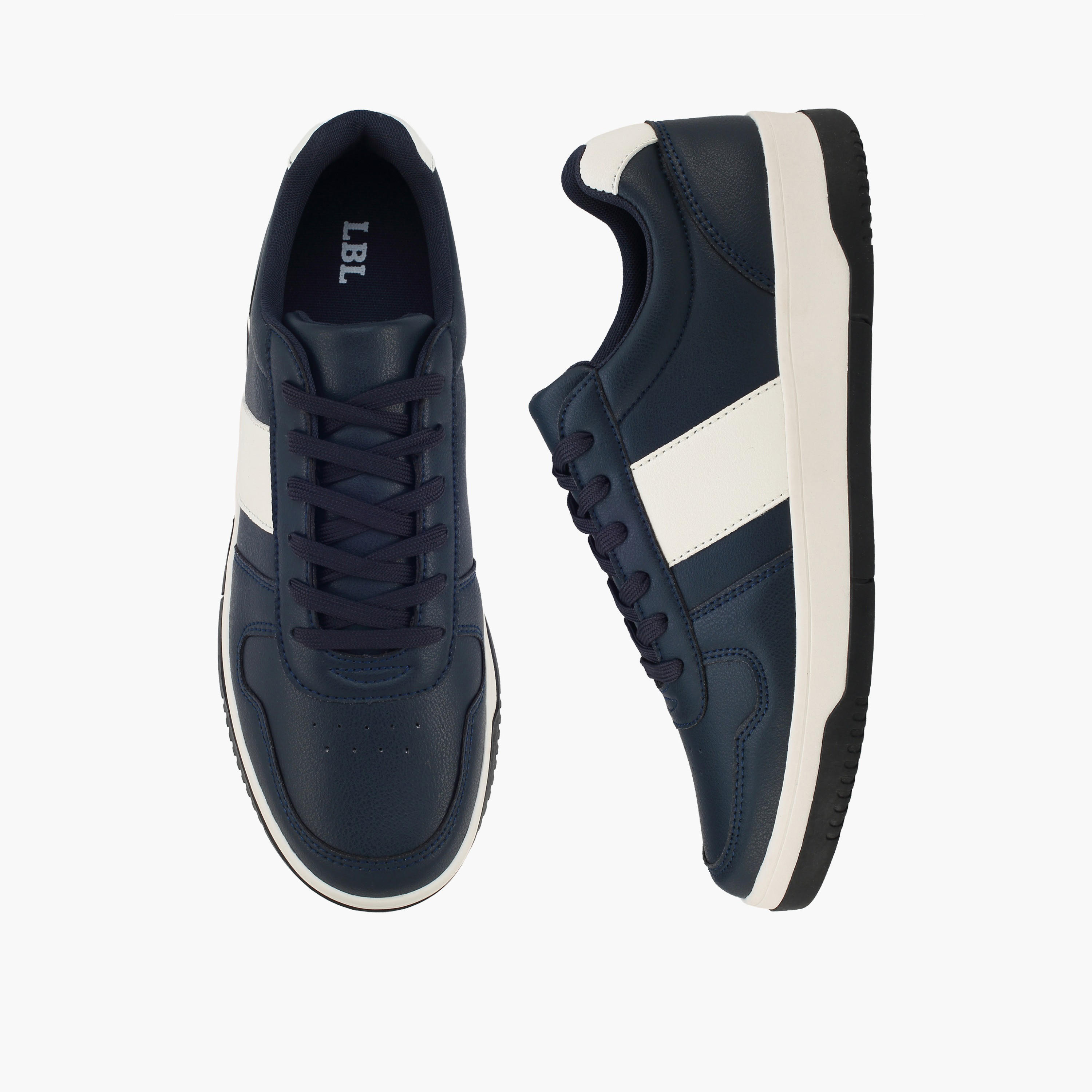 حذاء سنيكرز طول الكاحل برباط إغلاق للرجال من أل بي أل من شو إكسبريس-men-shoes-sneakers-image-1