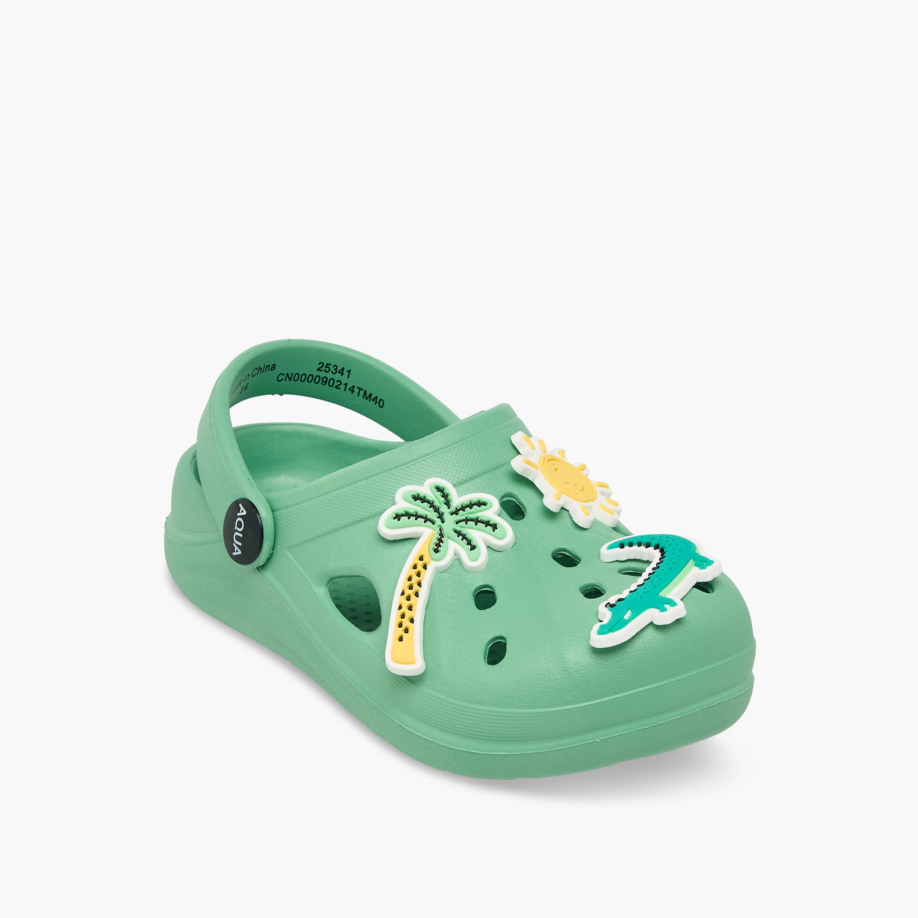 Aqua Boys Jibbitz Charm Clogs-boys-shoes-sandals-image-2