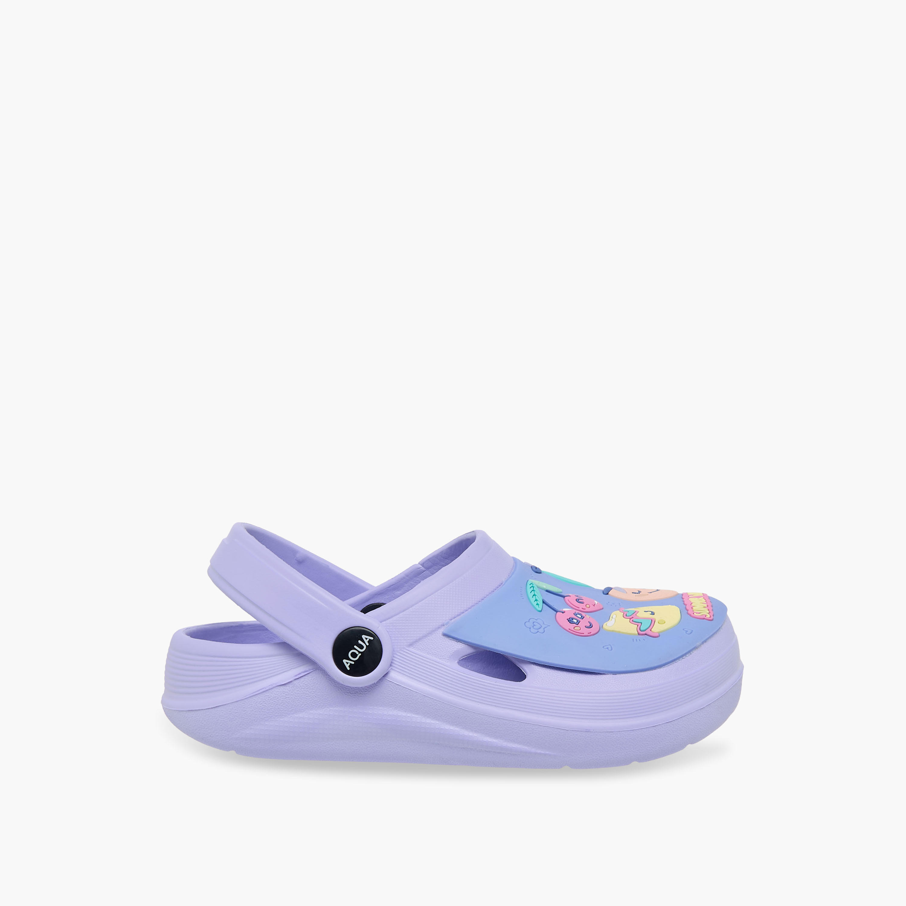 Aqua Girls Fruits Applique Clogs-girls-shoes-sandals-image-3