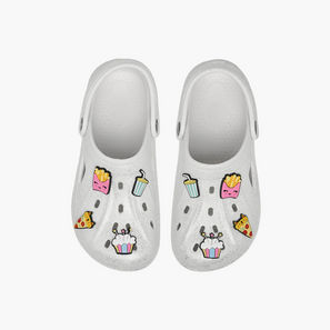 Aqua Girls Food Jibbitz Charm Detail Clogs-girls-shoes-image-1