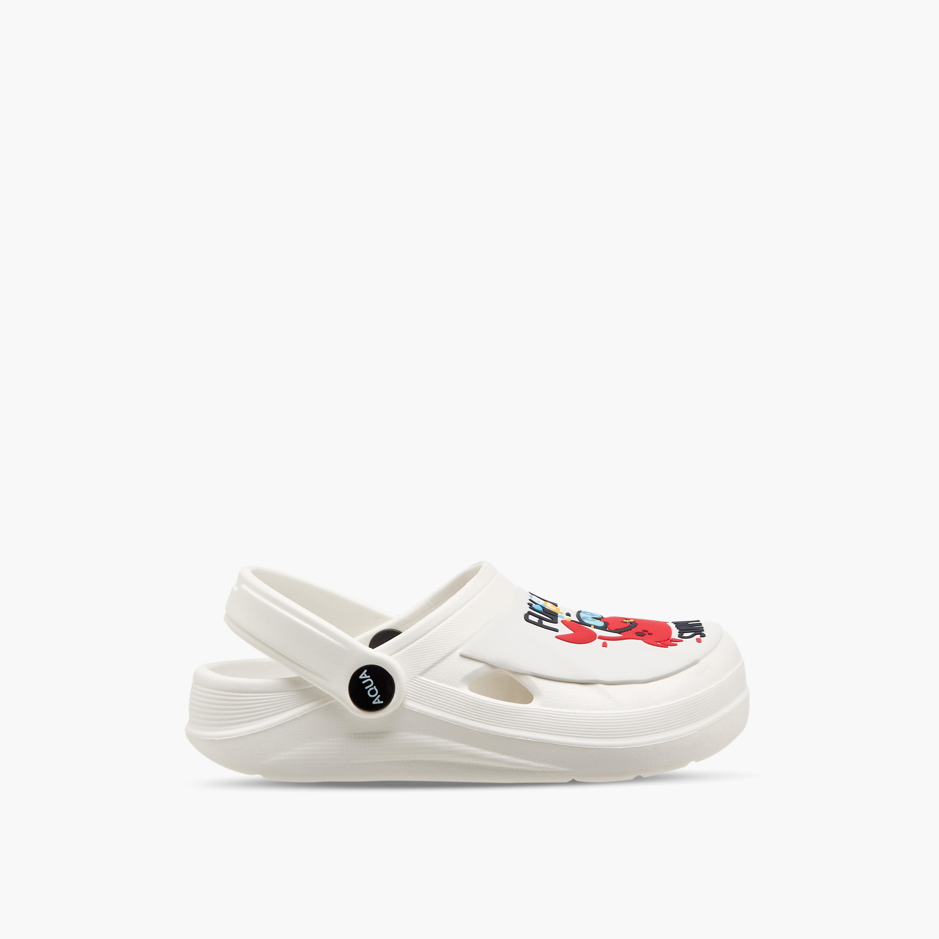 Aqua Boys Crab Print Clogs-boys-shoes-sandals-image-3