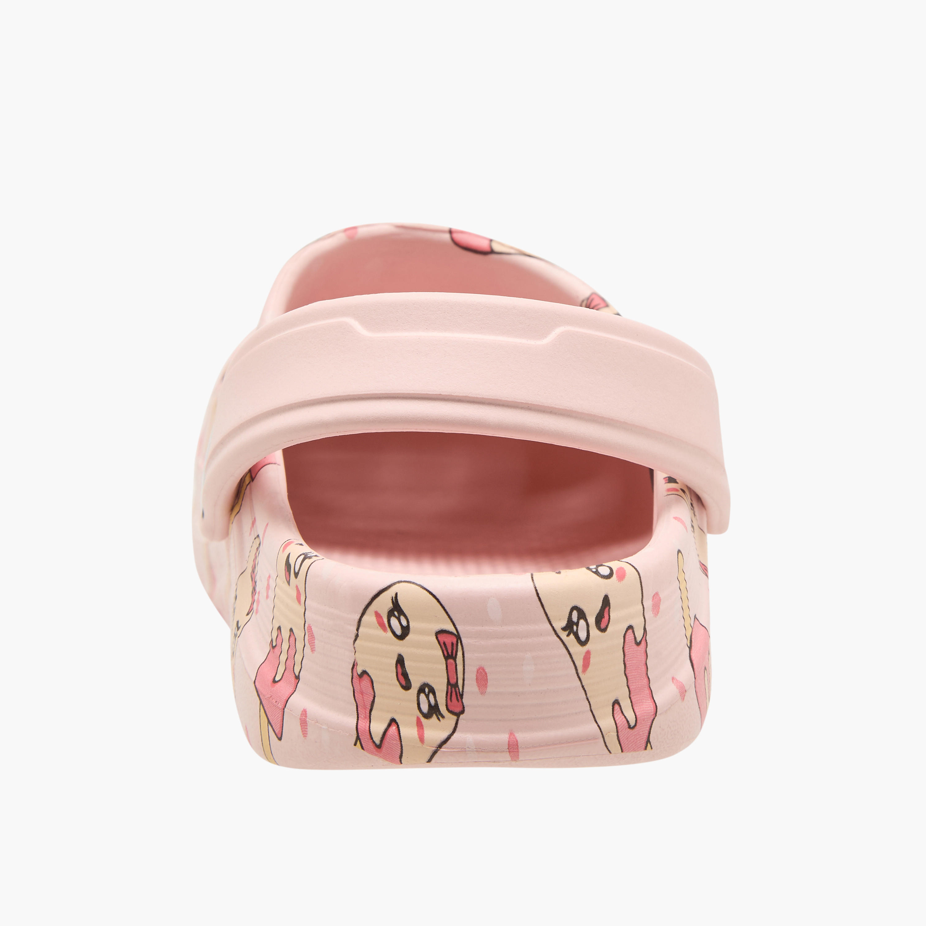 Aqua Girls Ice Cream Print Clogs-girls-shoes-sandals-image-4