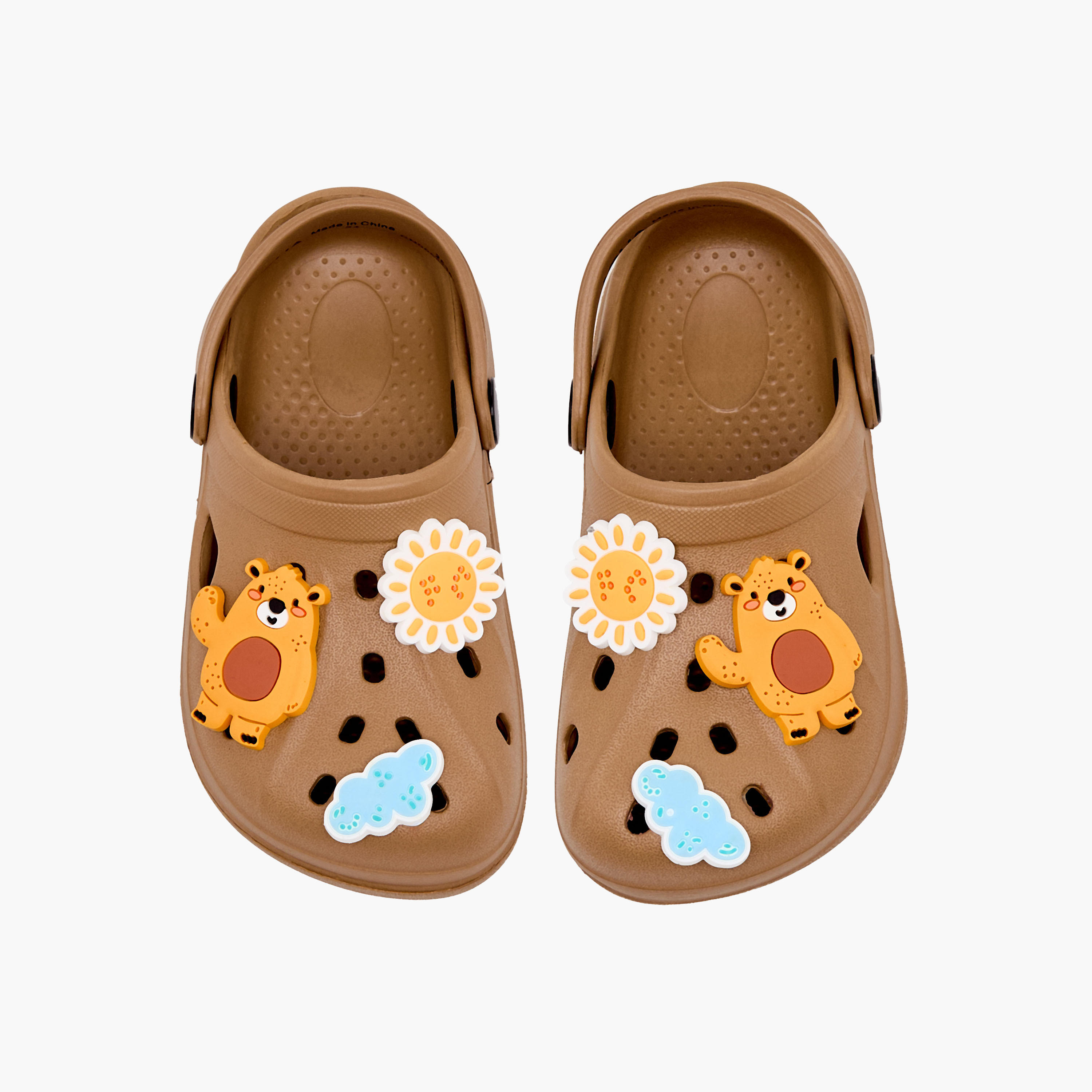 Aqua Boys Bear Jibbitz Clogs-boys-shoes-sandals-image-1