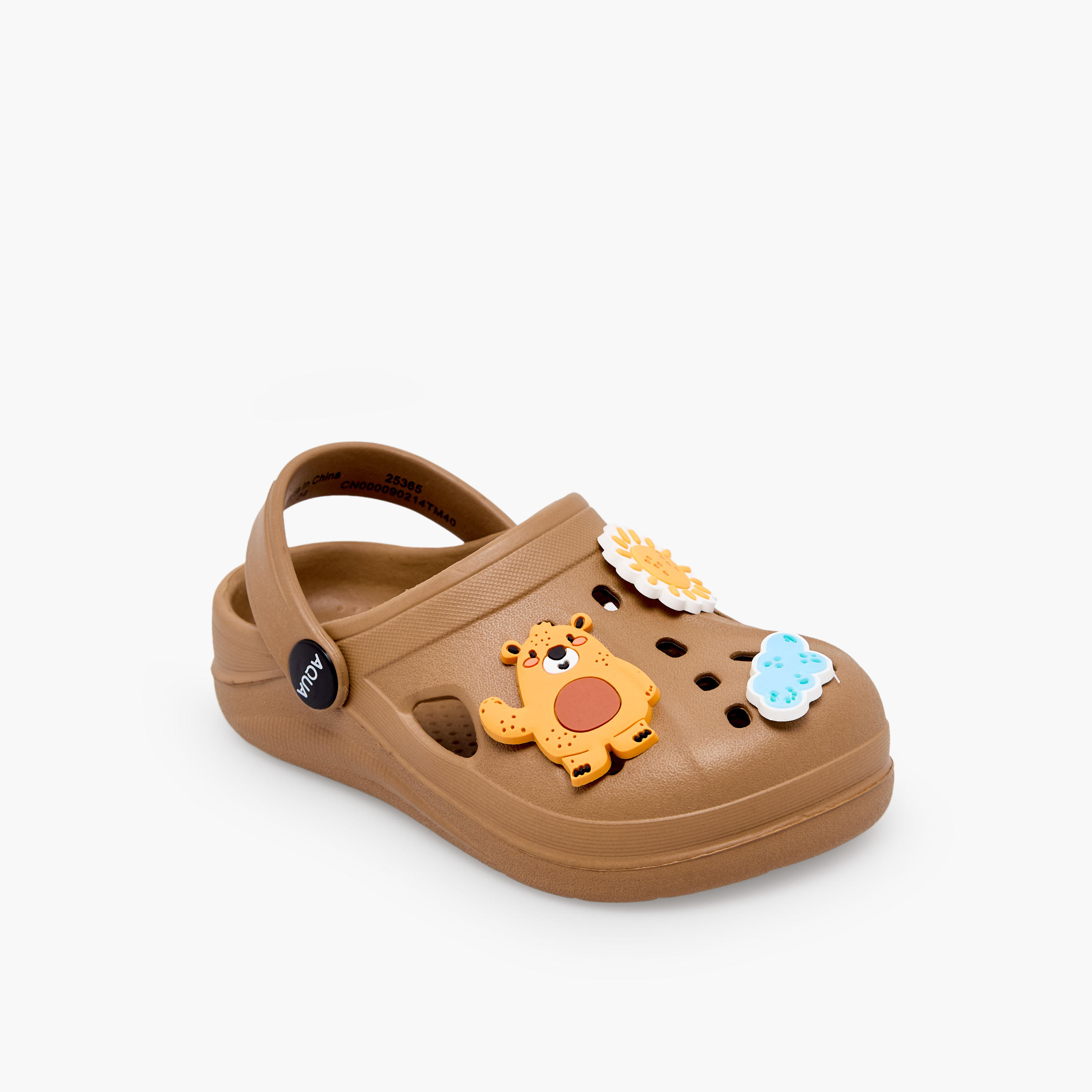Aqua Boys Bear Jibbitz Clogs-boys-shoes-sandals-image-2