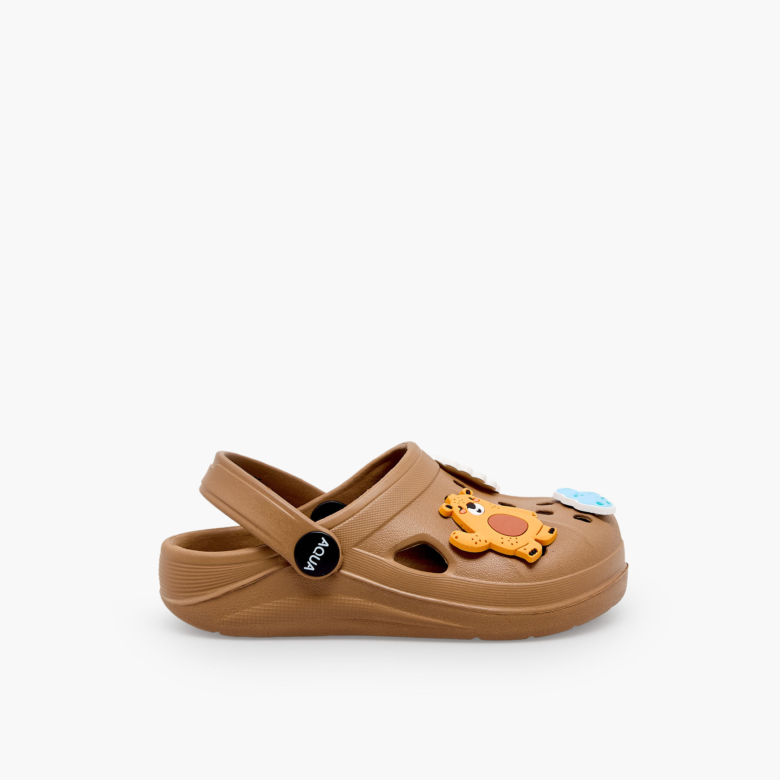 Aqua Boys Bear Jibbitz Clogs-boys-shoes-sandals-image-3