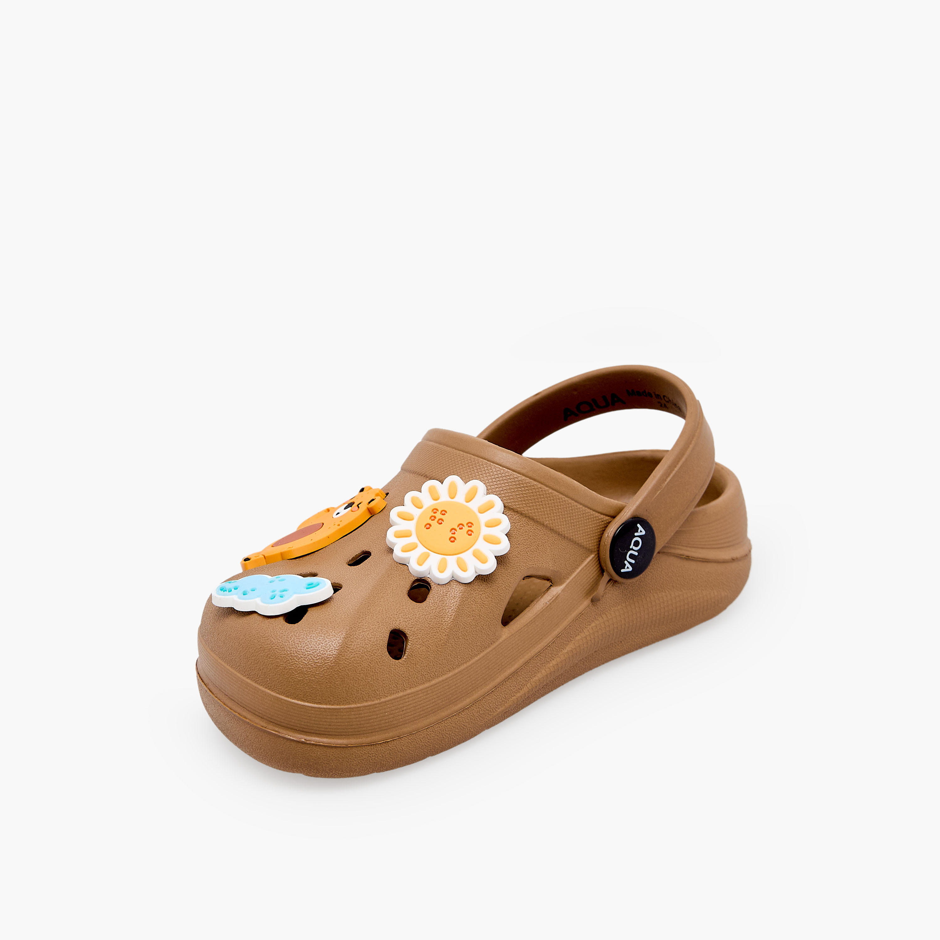 Aqua Boys Bear Jibbitz Clogs-boys-shoes-sandals-image-4