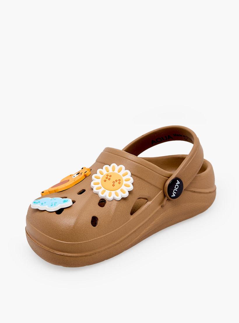 Aqua Boys Bear Jibbitz Clogs-boys-shoes-sandals-image-4