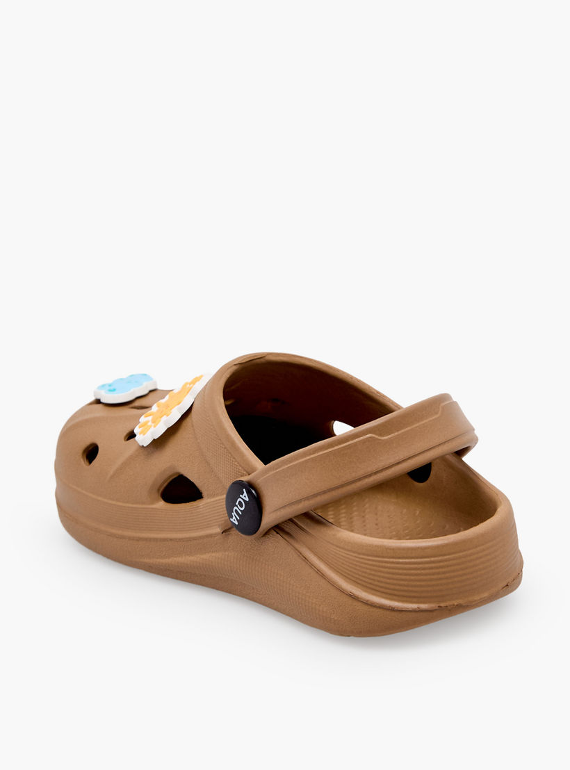 Aqua Boys Bear Jibbitz Clogs-boys-shoes-sandals-image-5
