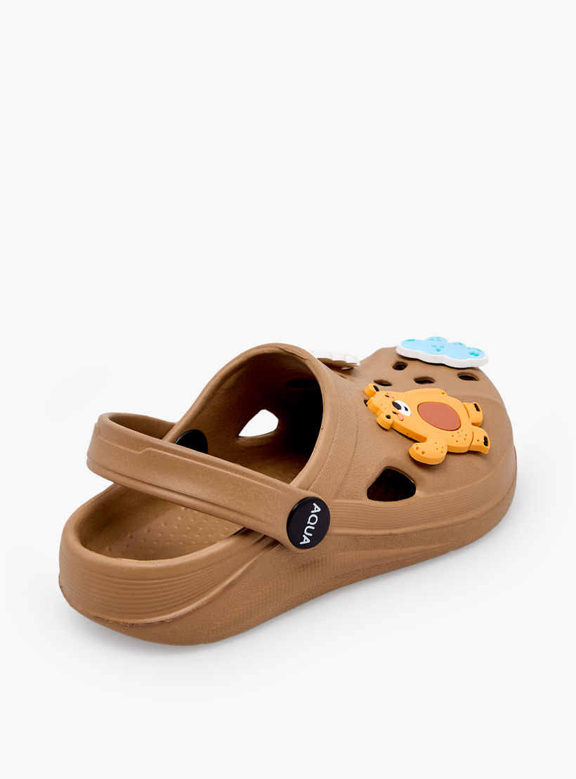 Aqua Boys Bear Jibbitz Clogs-boys-shoes-sandals-image-6