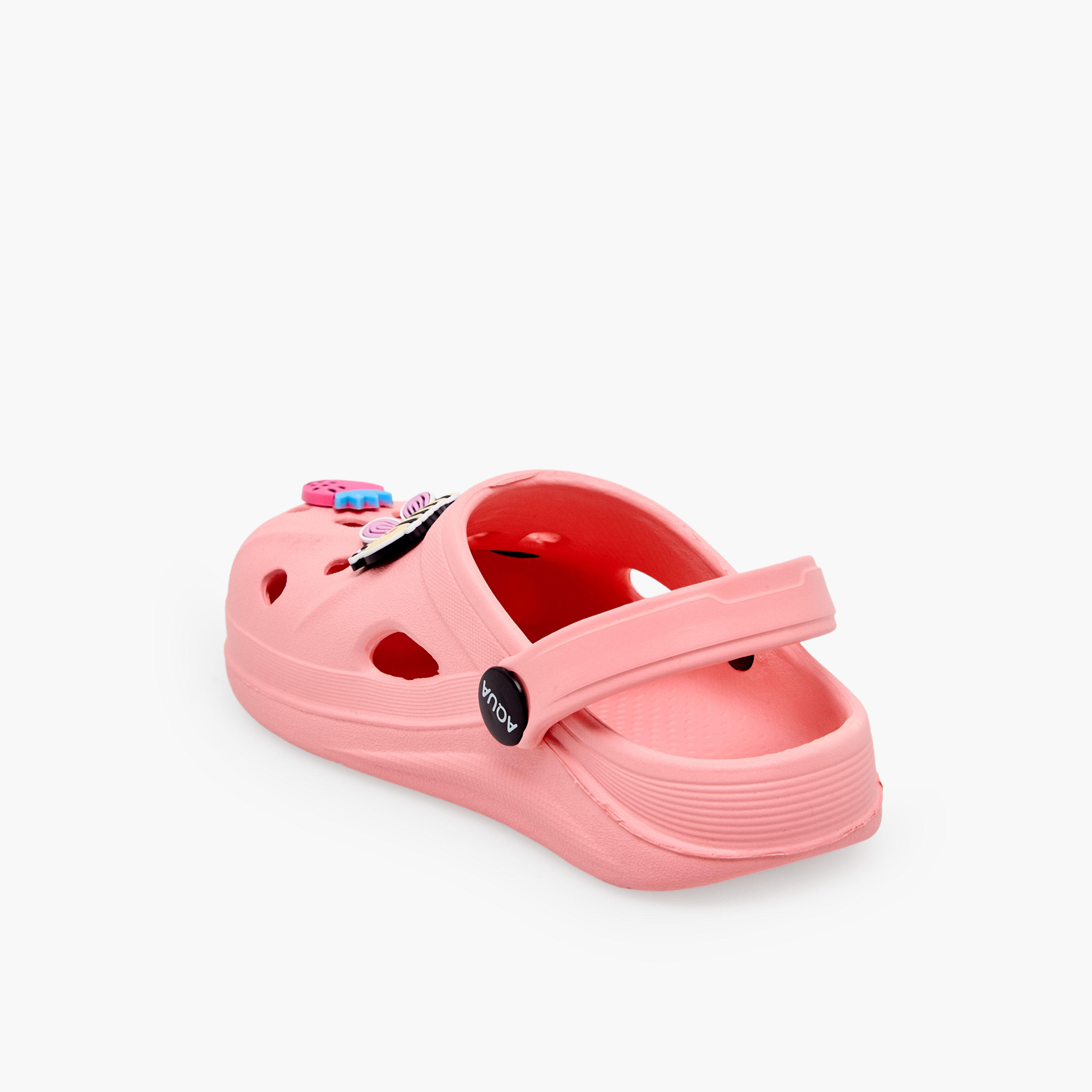 Aqua Girls Jibbitz Embellished Clogs-girls-shoes-sandals-image-5