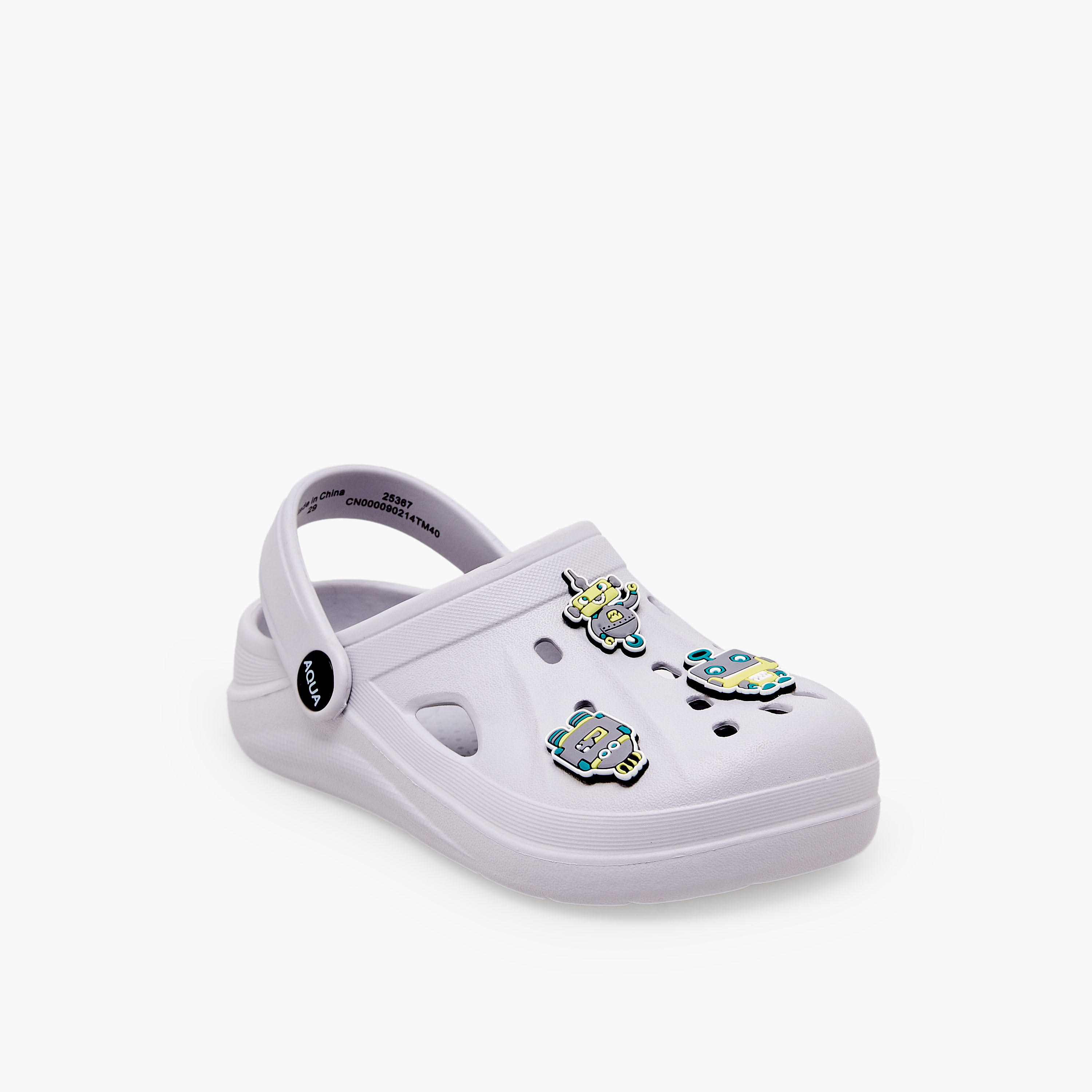 حذاء كلوج بزينة روبوت للأولاد من أكوا-boys-shoes-sandals-image-2