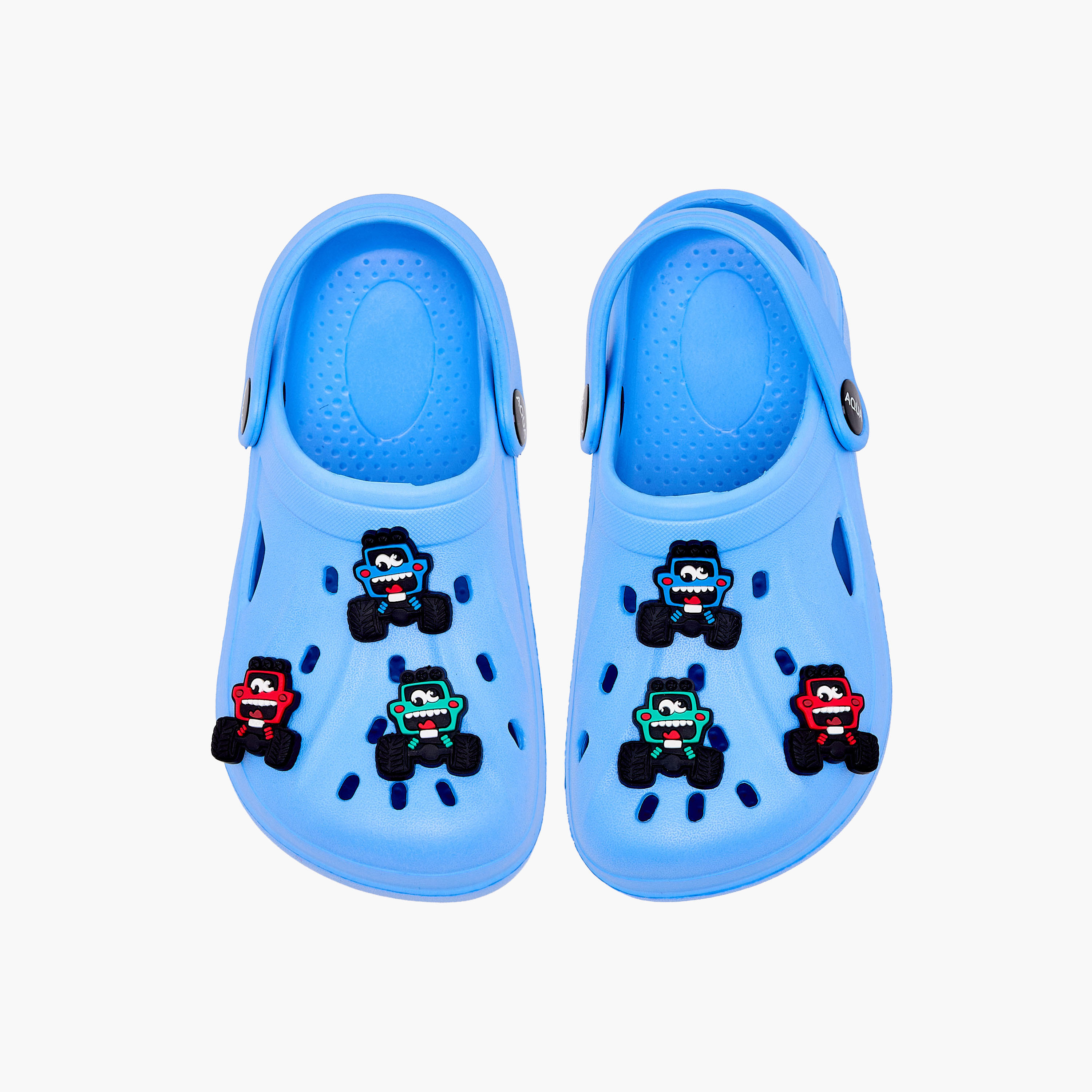 Aqua Boys Truck Jibbitz Clogs-boys-shoes-sandals-image-1
