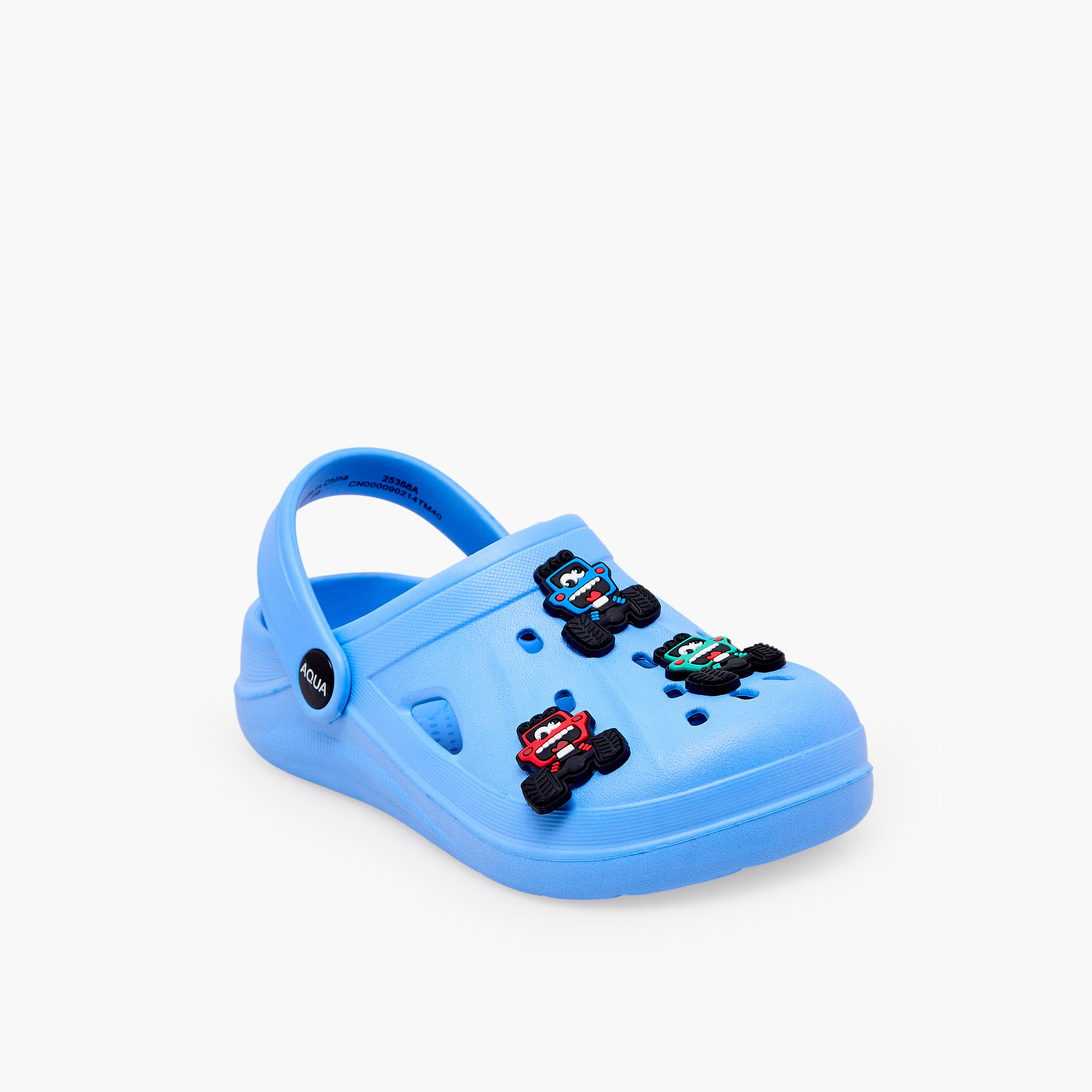 Aqua Boys Truck Jibbitz Clogs-boys-shoes-sandals-image-2