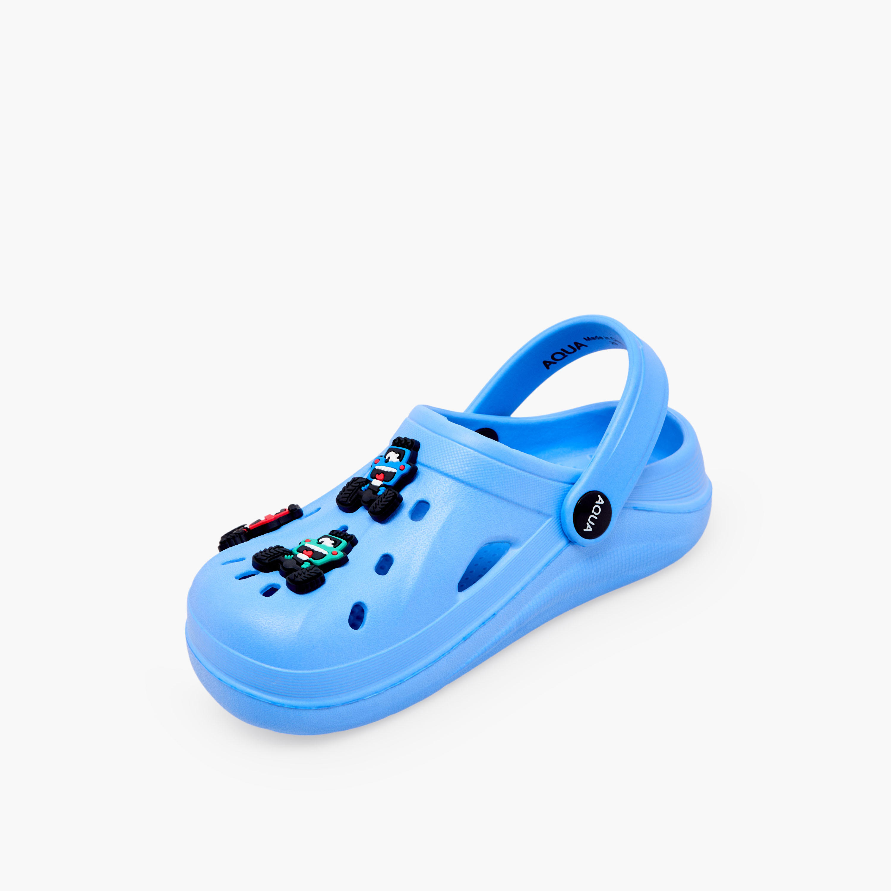 Aqua Boys Truck Jibbitz Clogs-boys-shoes-sandals-image-4
