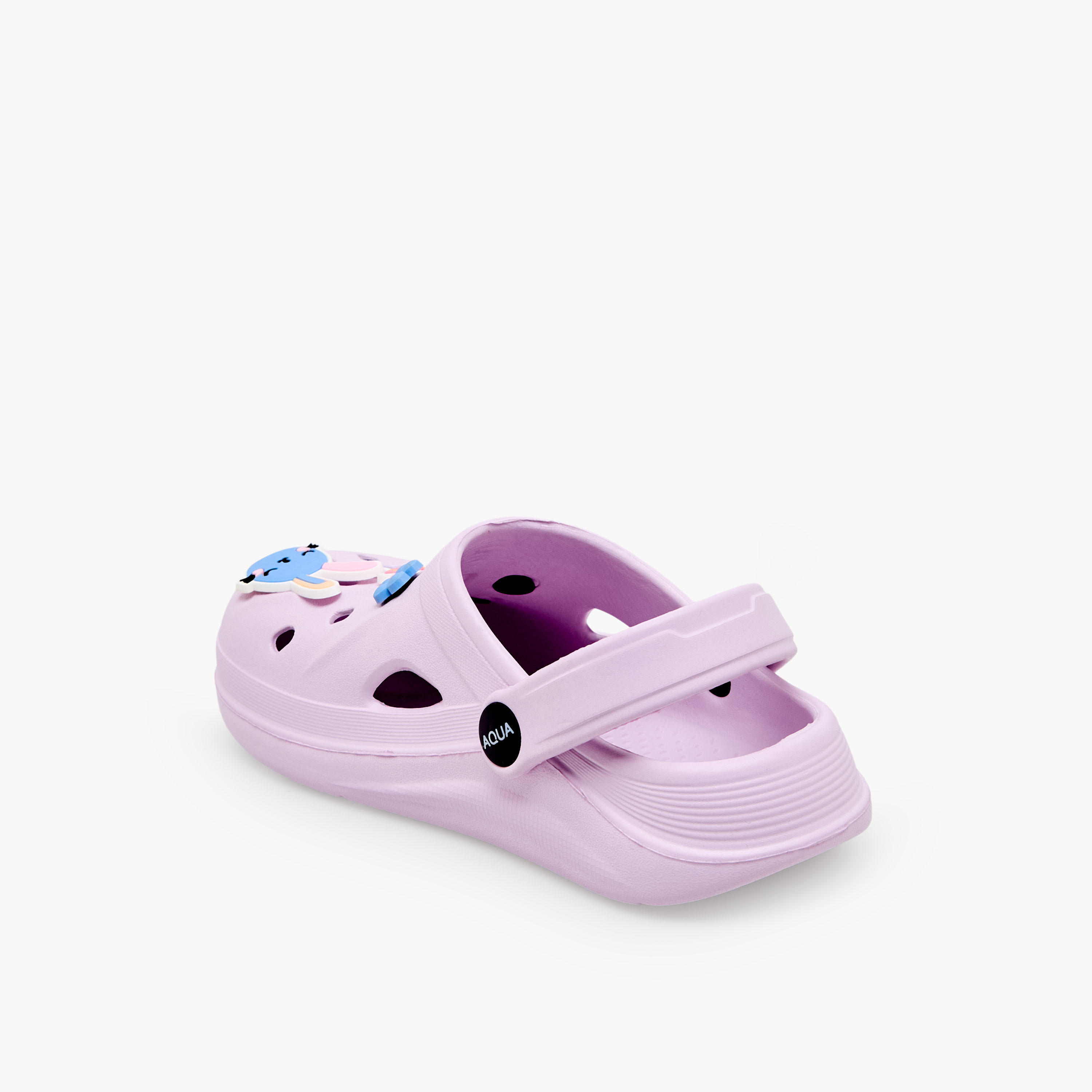 Aqua Girls Applique Detail Clogs-girls-shoes-sandals-image-5