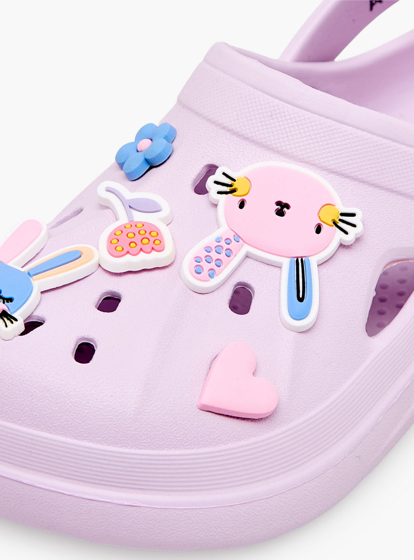 Aqua Girls Applique Detail Clogs-girls-shoes-sandals-image-7