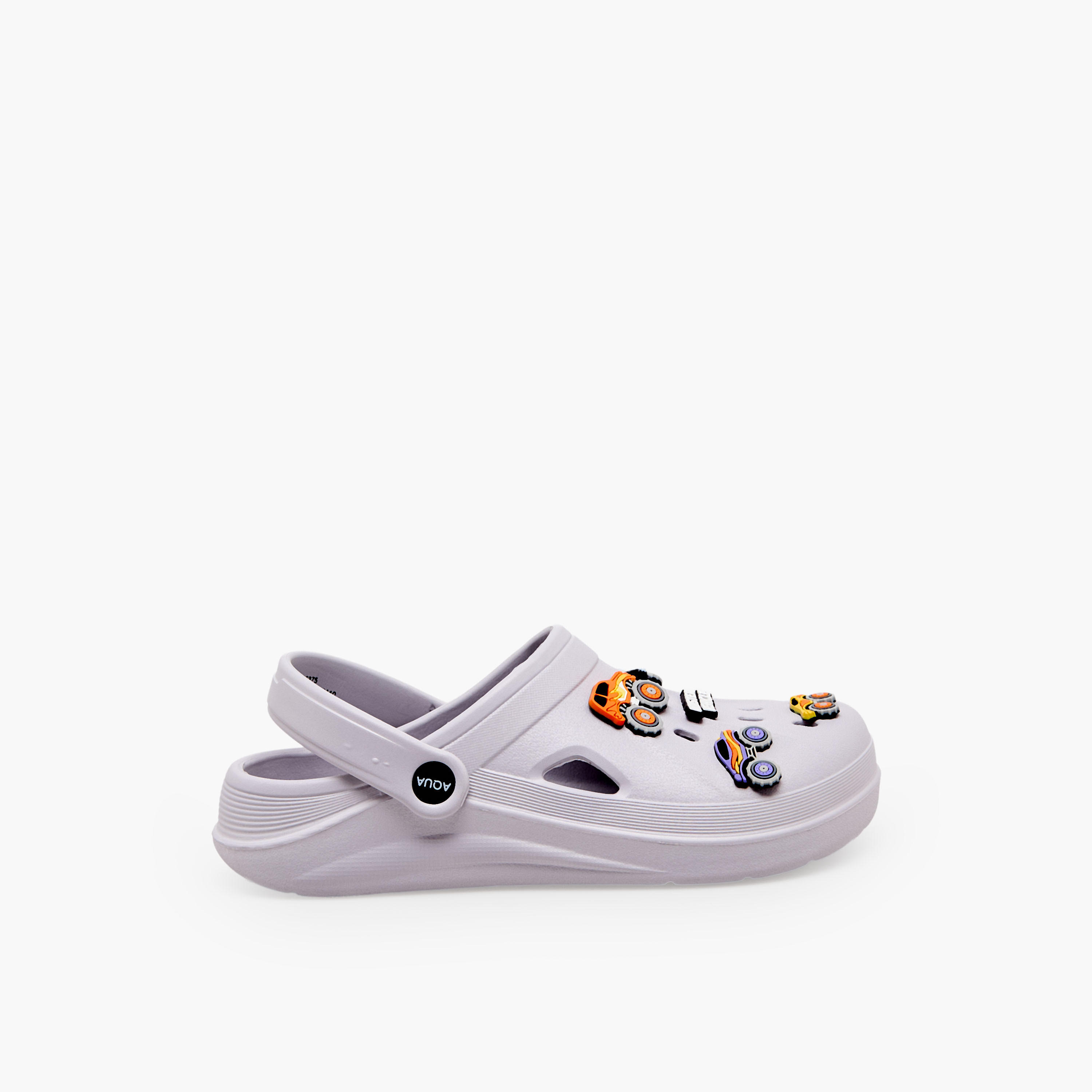 Aqua Boys Monster Trucks Jibbitz Clogs-boys-shoes-sandals-image-3