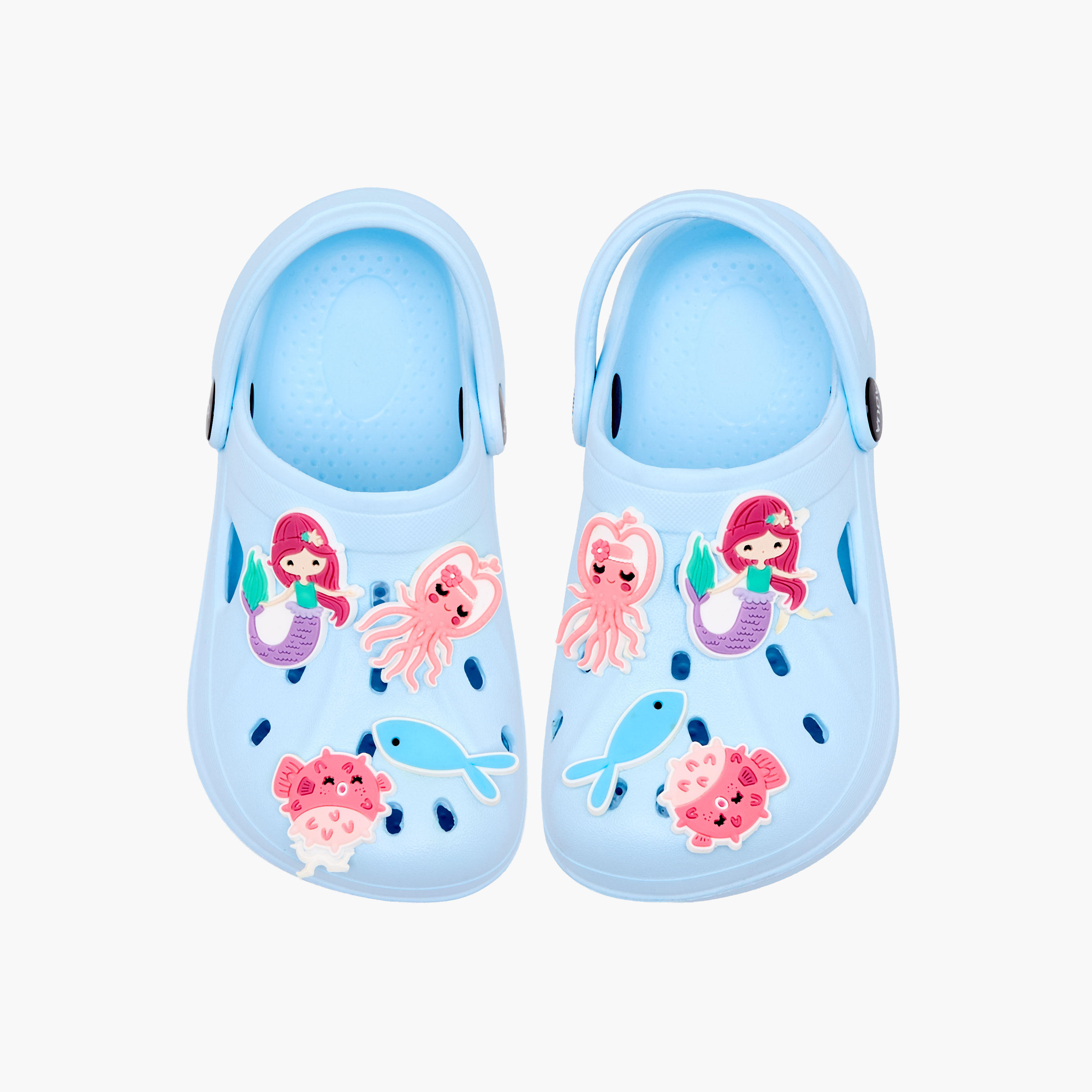Aqua Girls Sea Creatures Jibbitz Clogs-girls-shoes-sandals-image-1