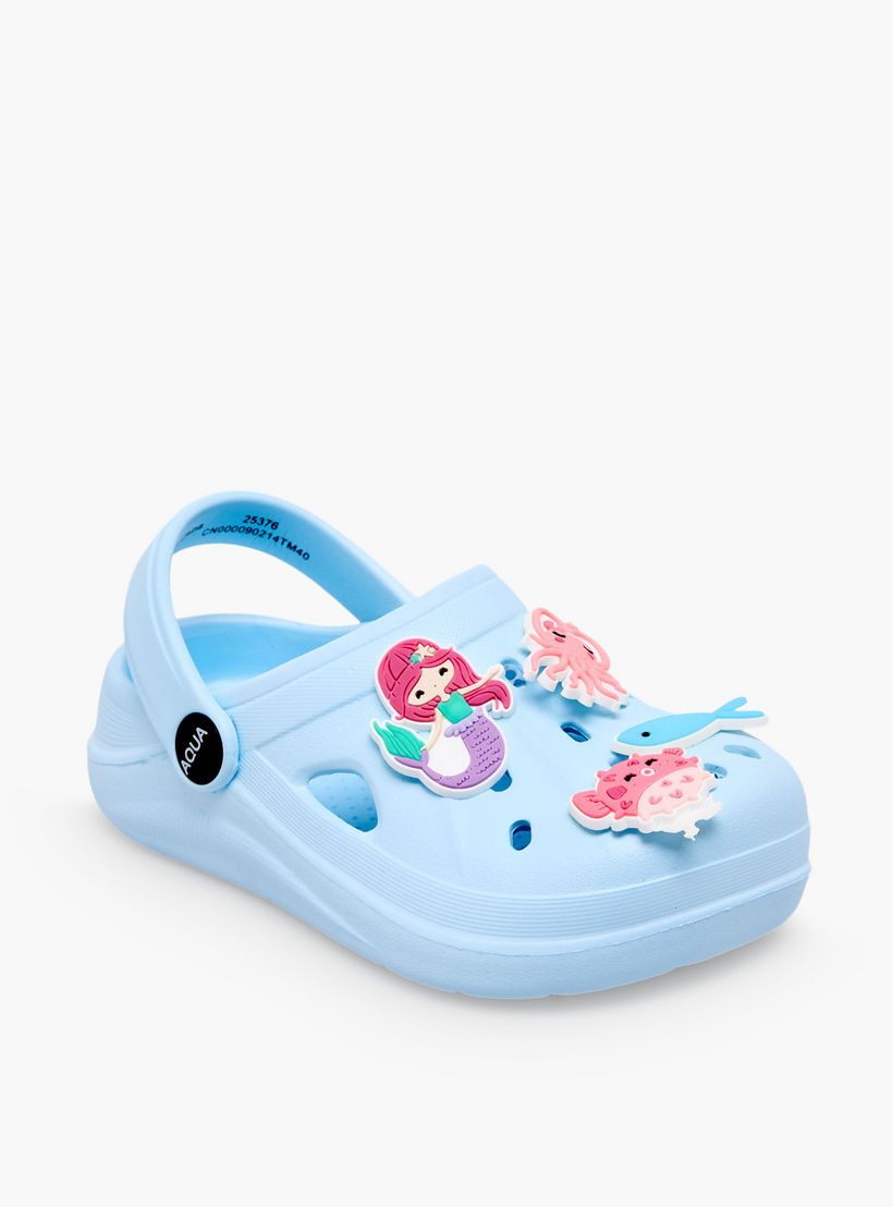 Aqua Girls Sea Creatures Jibbitz Clogs-girls-shoes-sandals-image-2