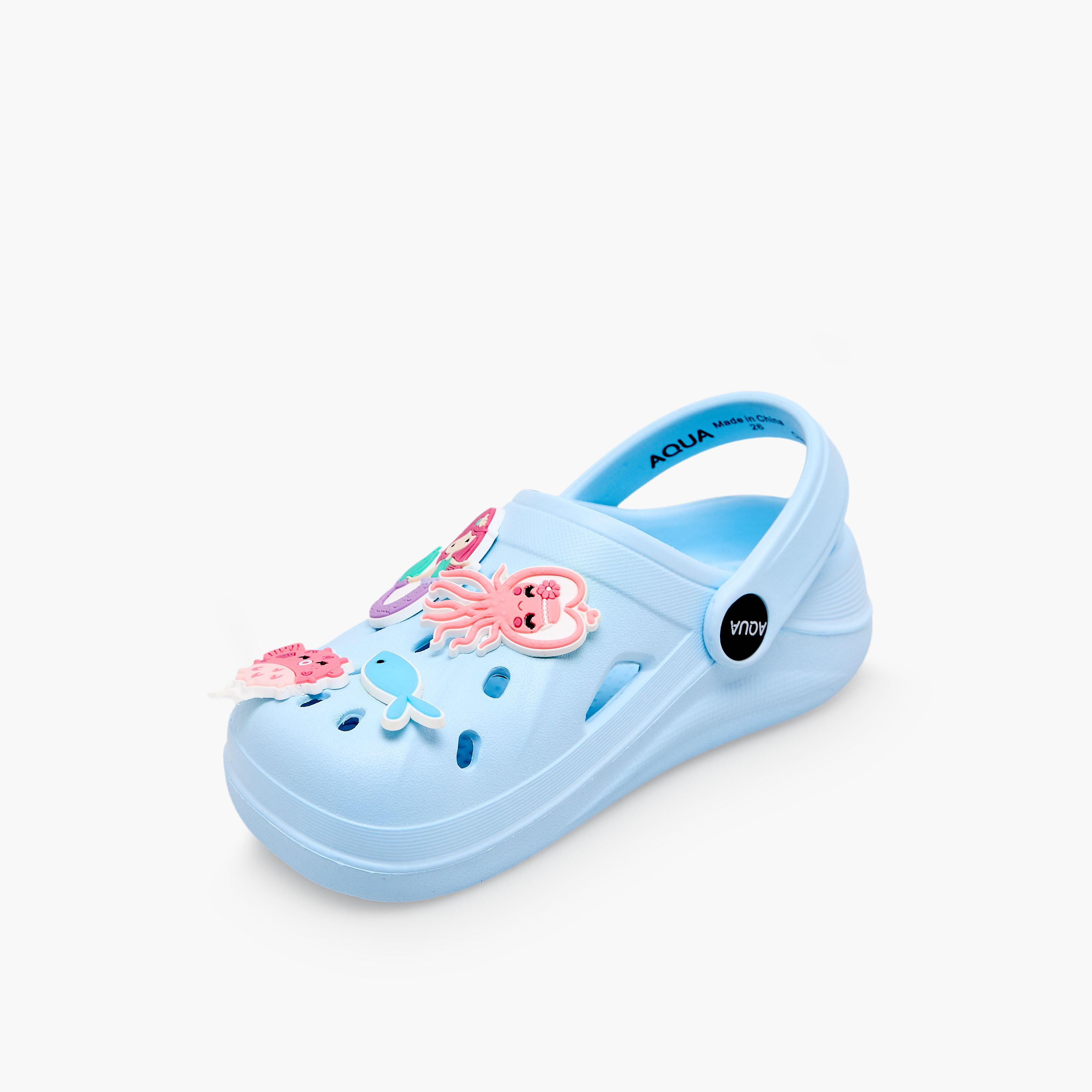 Aqua Girls Sea Creatures Jibbitz Clogs-girls-shoes-sandals-image-4