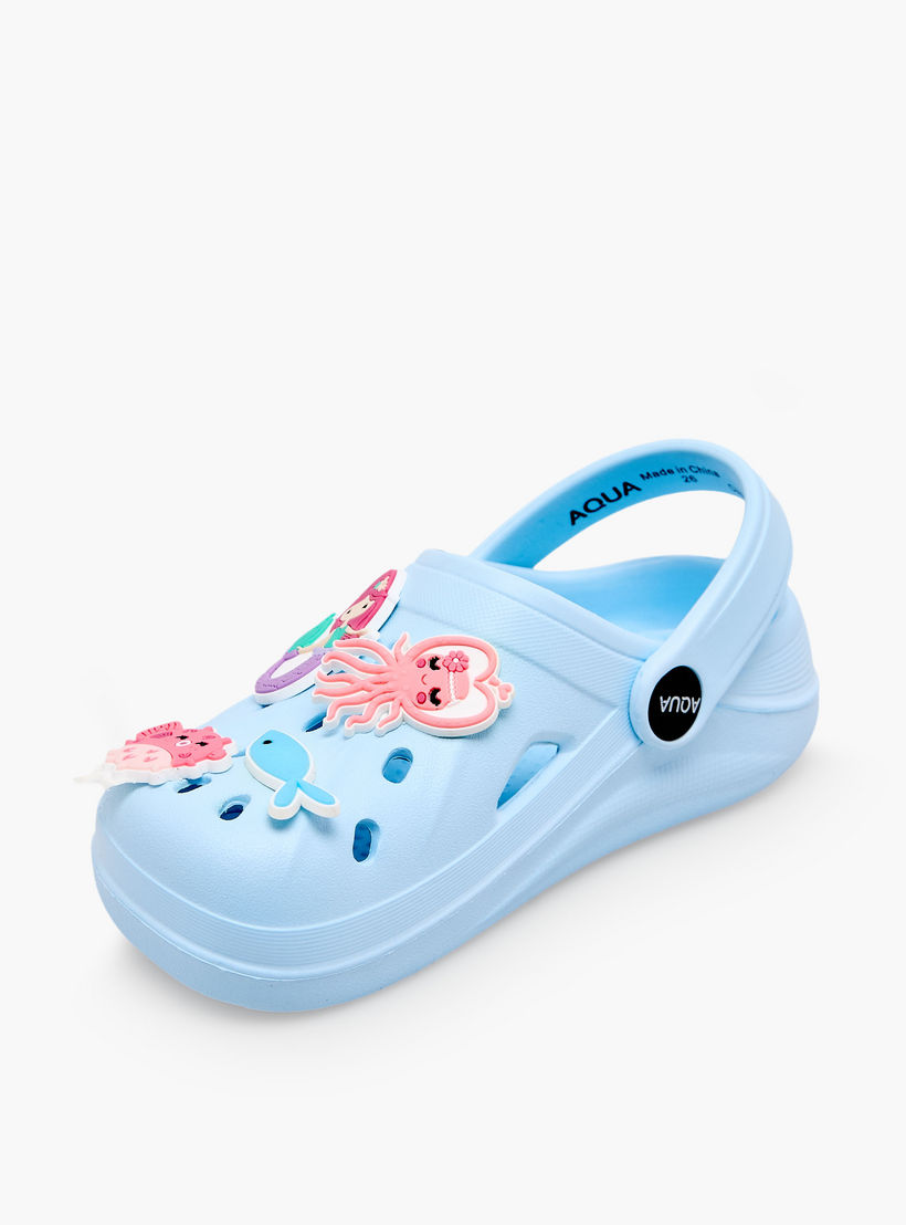 Aqua Girls Sea Creatures Jibbitz Clogs-girls-shoes-sandals-image-4
