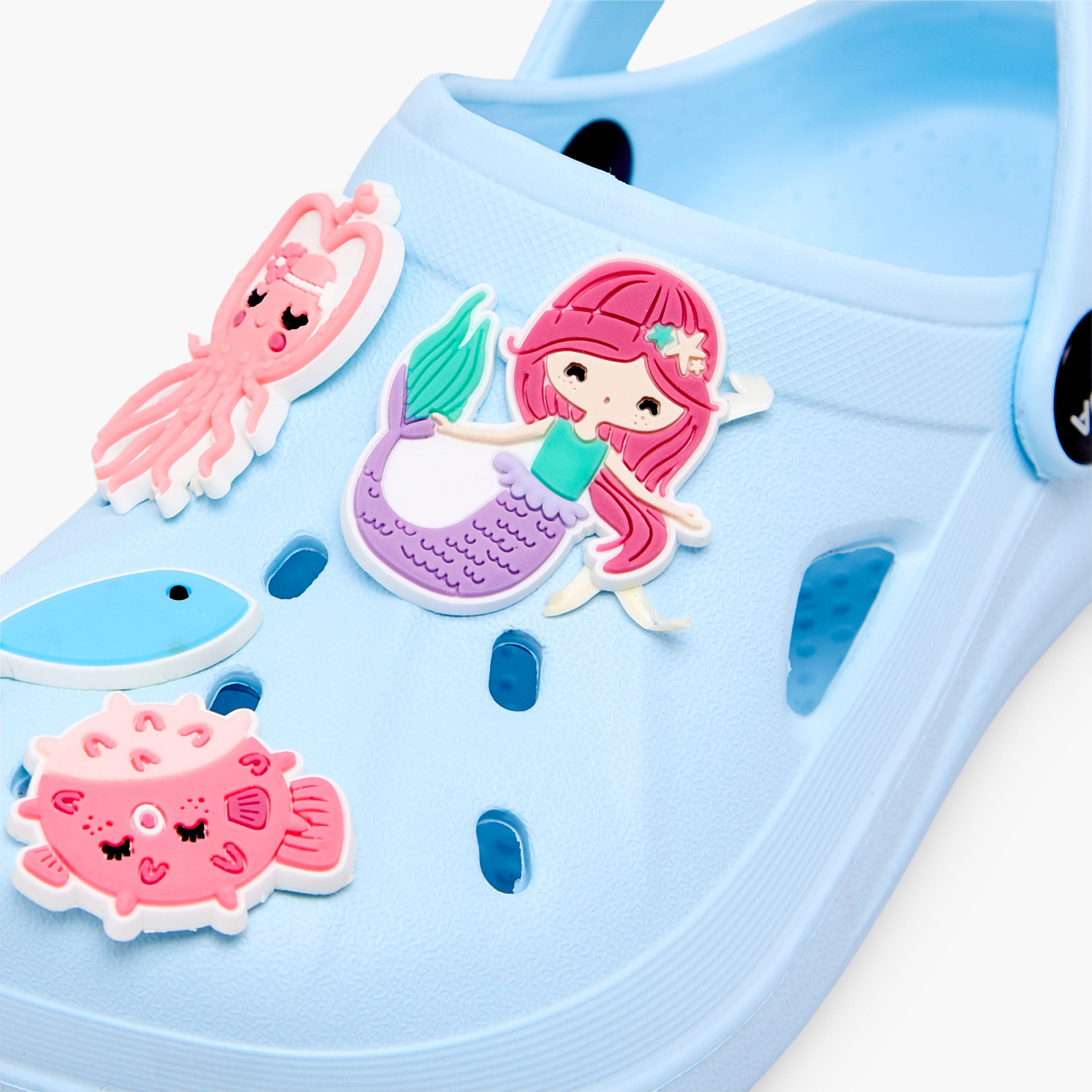 Aqua Girls Sea Creatures Jibbitz Clogs-girls-shoes-sandals-image-7