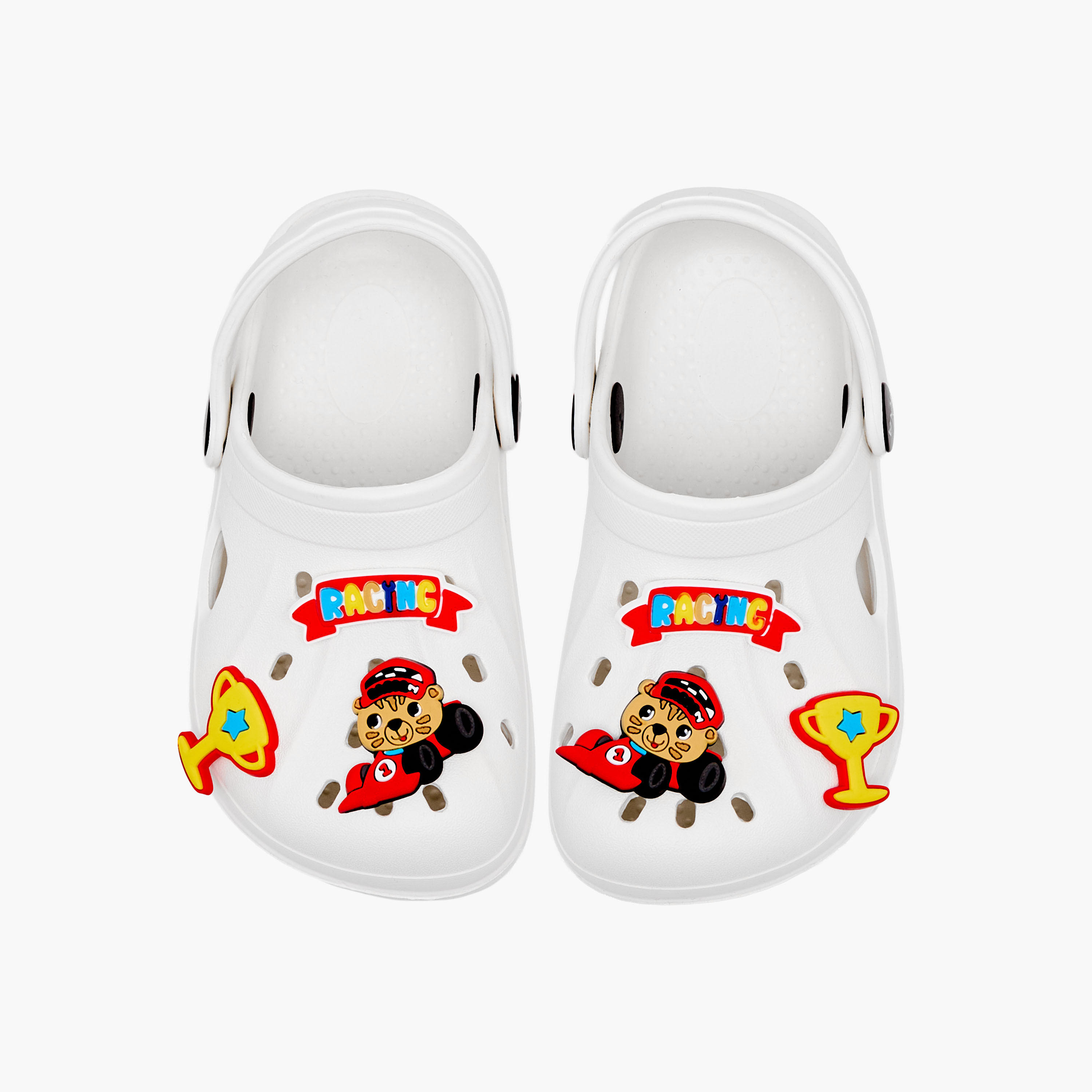 حذاء كلوج بزينة سباق للأولاد من أكوا-boys-shoes-sandals-image-1