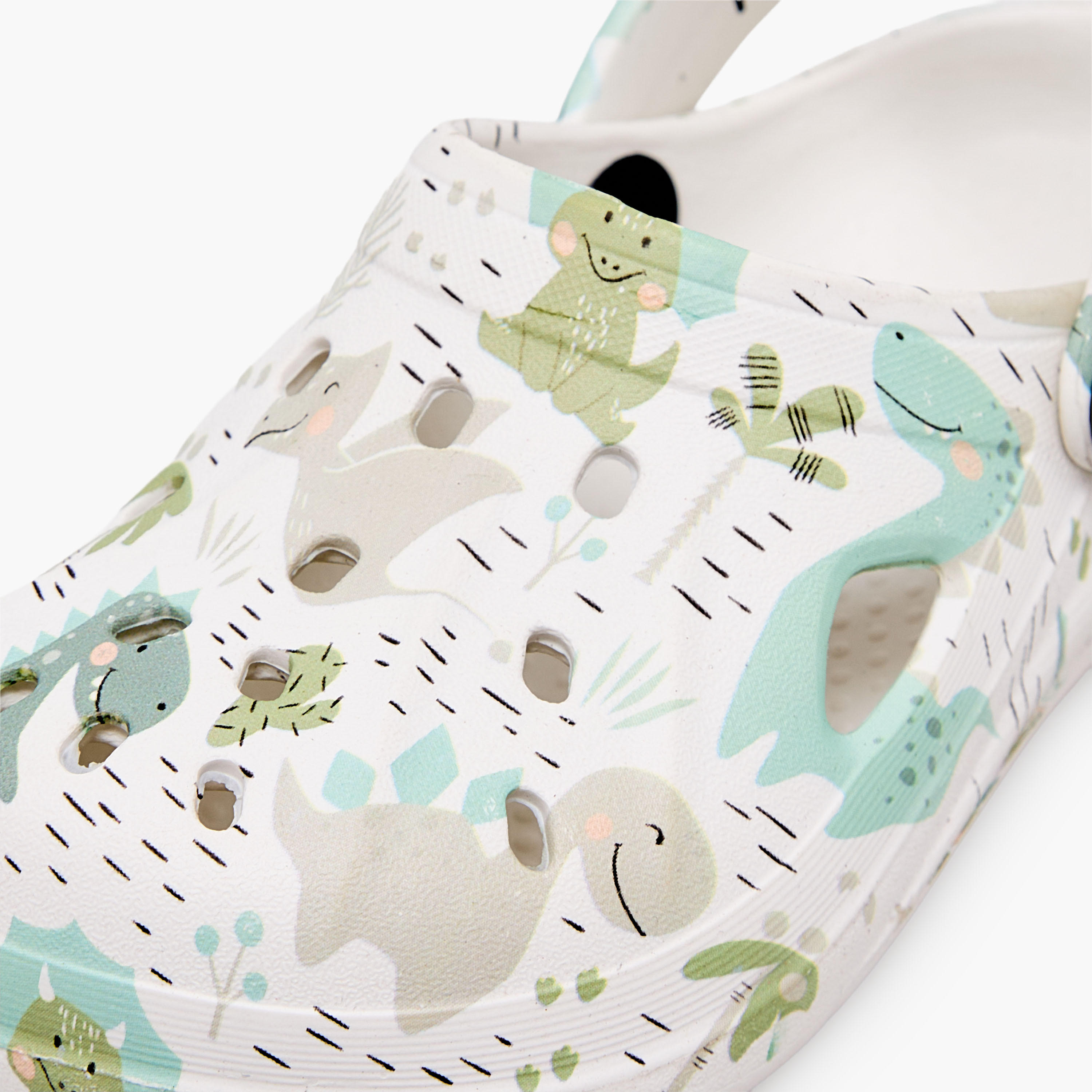 Aqua Boys Dinosaur Print Clogs-boys-shoes-sandals-image-7