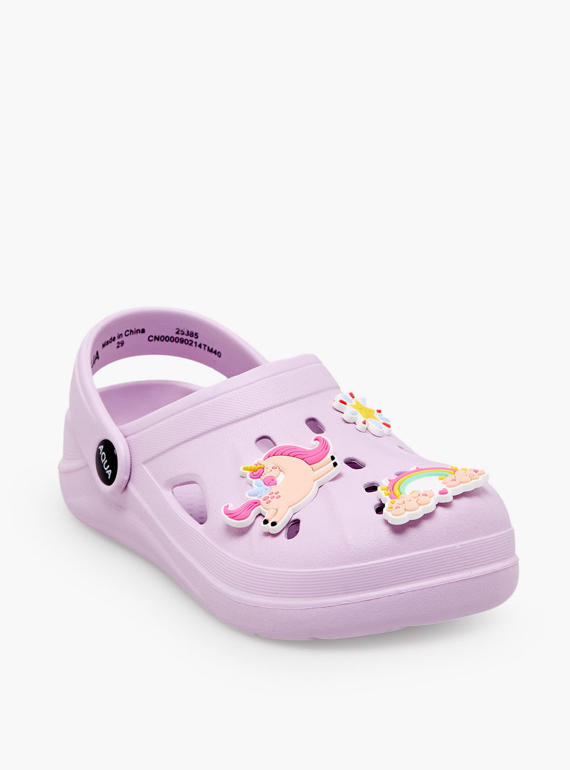 صندل كلوج ببتزيينات يونيكورن للبنات من أكوا-girls-shoes-sandals-image-2