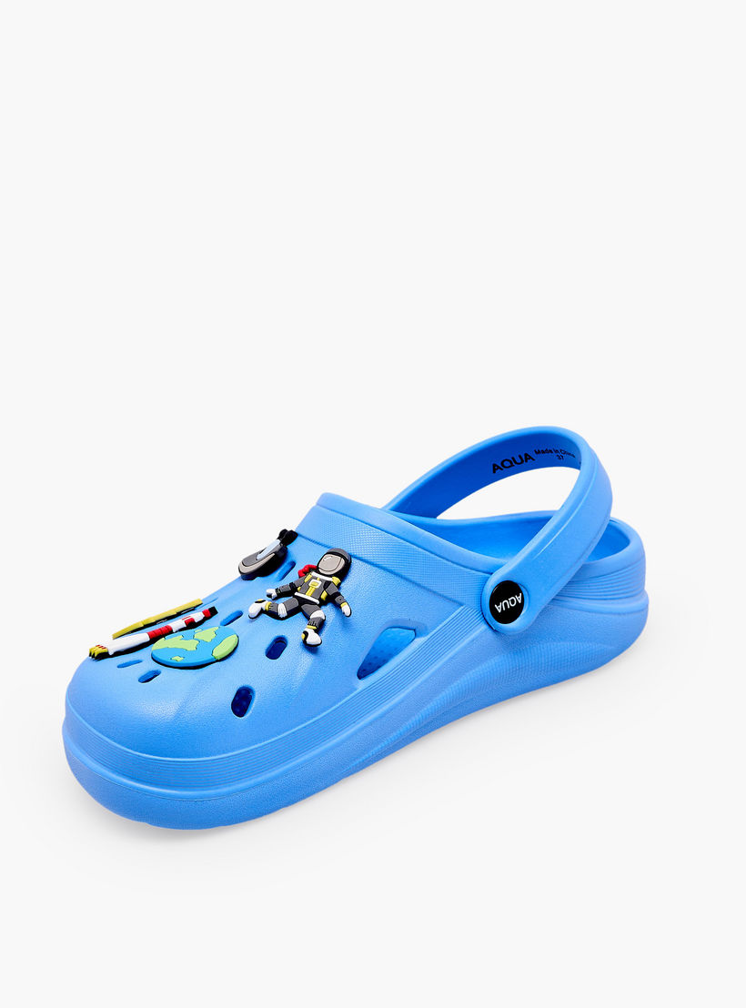 Aqua Boys Space Jibbitz Clogs-boys-shoes-sandals-image-4