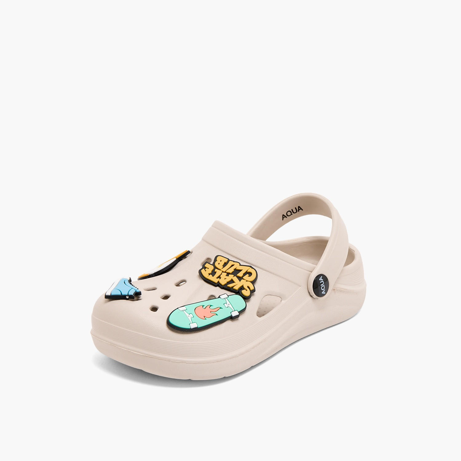 Aqua Boys Skate Jibbitz Clogs-boys-shoes-flipflopsandslides-image-3