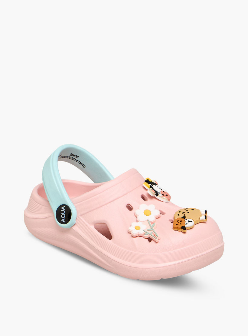 حذاء كلوج مزخرف بطبعة حيوانات للبنات من أكوا-girls-shoes-flipflopsandslides-image-2