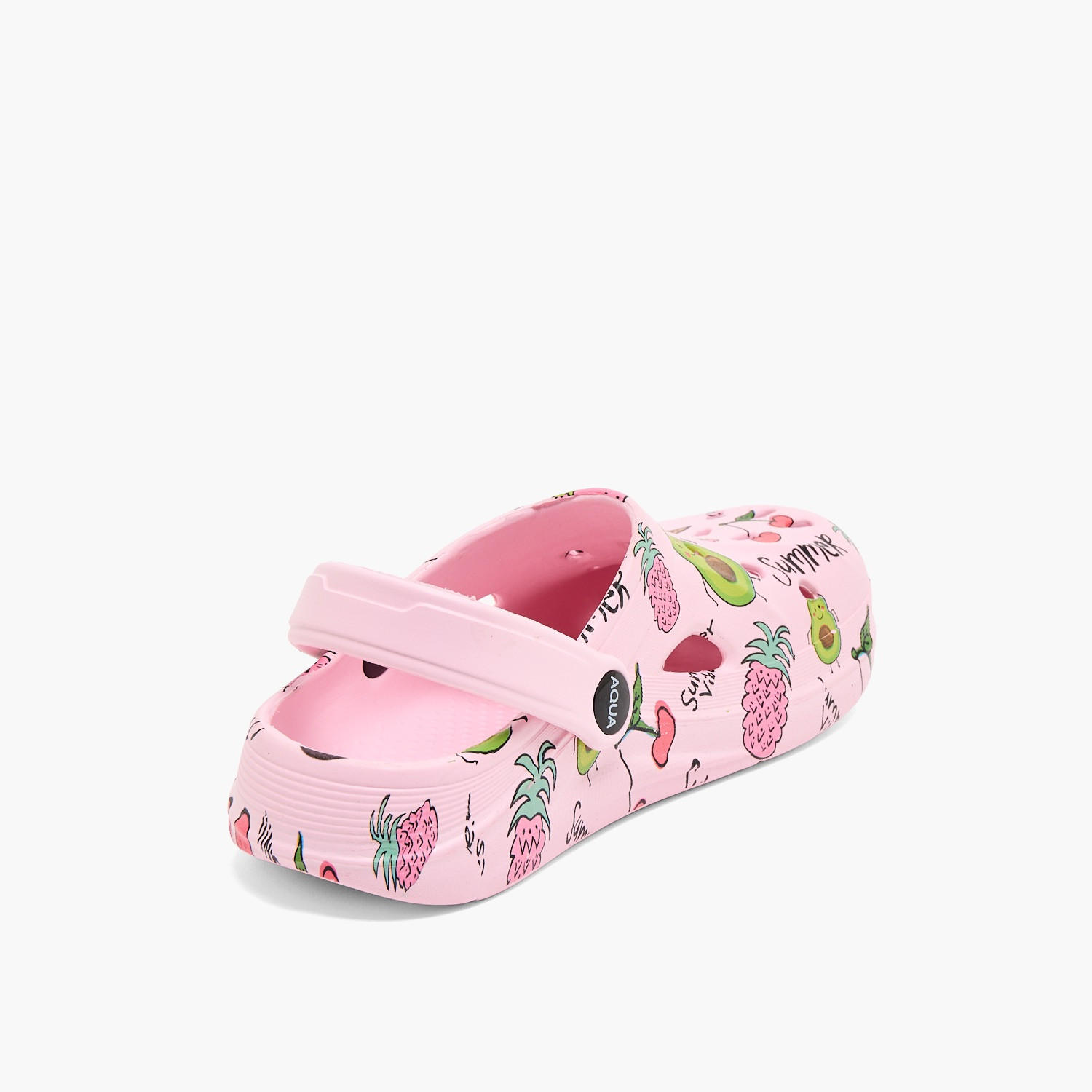 Aqua Girls Fruit Print Clogs-girls-shoes-flipflopsandslides-image-5
