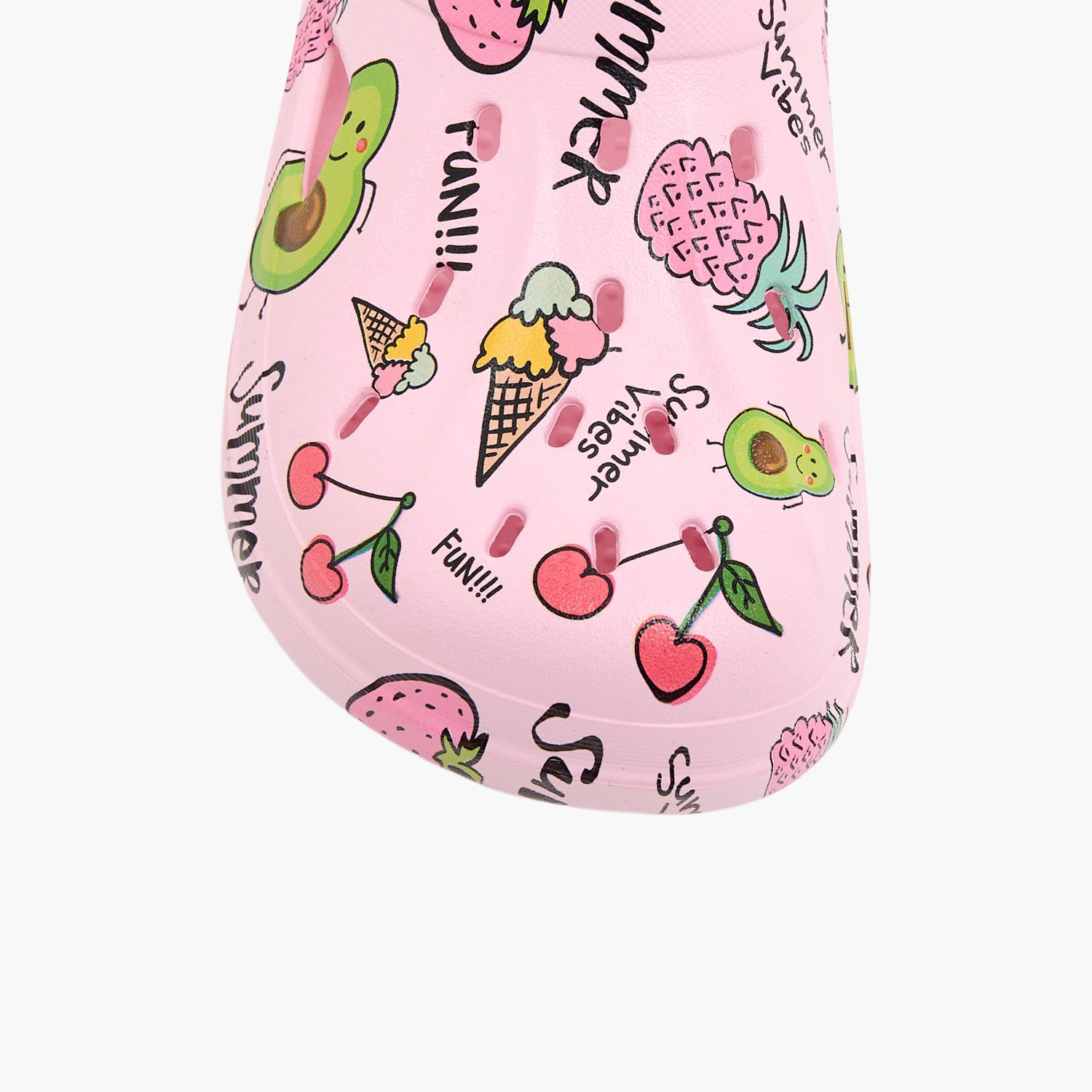 Aqua Girls Fruit Print Clogs-girls-shoes-flipflopsandslides-image-6
