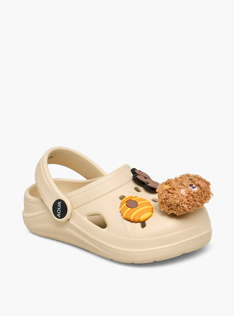 صندل كلوج بزخارف دب للبنات من أكوا-girls-shoes-flipflopsandslides-image-2